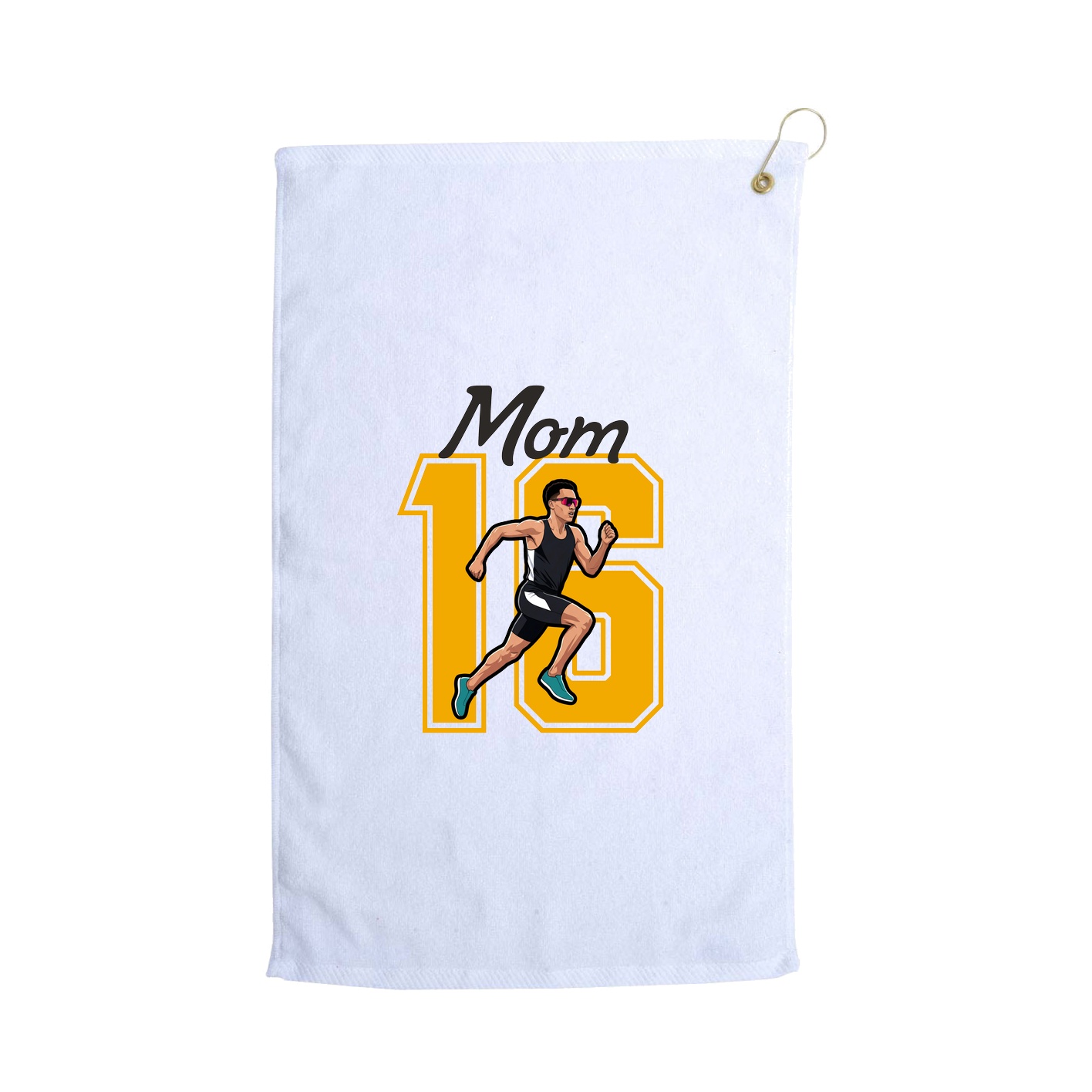 Golf Towel — Mothers Day Shirsey in White