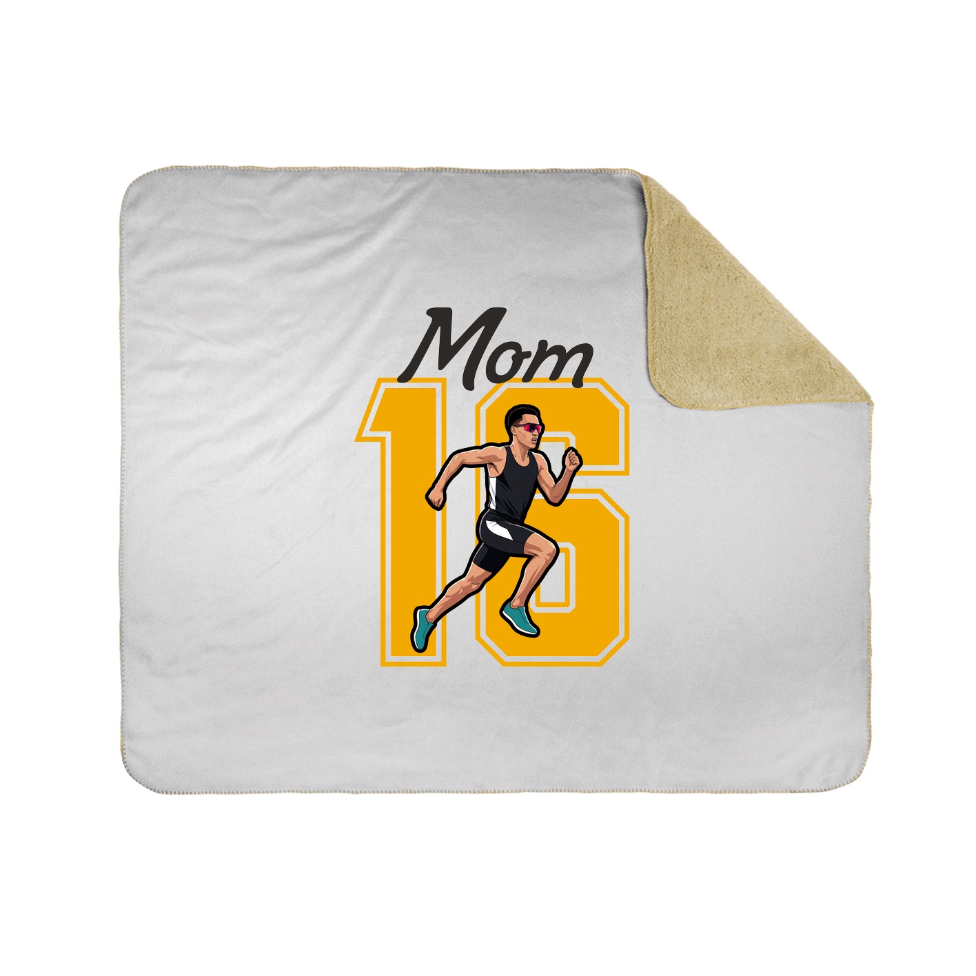 Throw Blanket — Mothers Day Shirsey in White