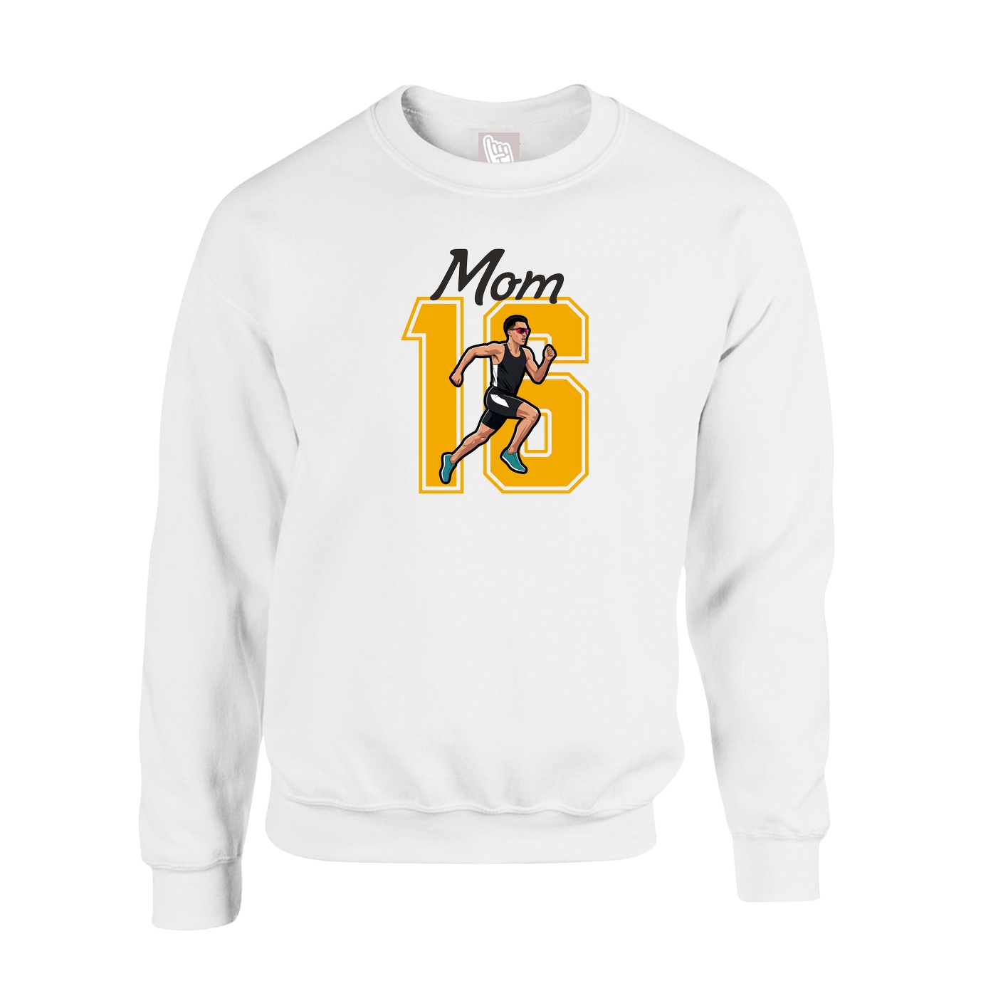Fleece Crew — Mothers Day Shirsey in White