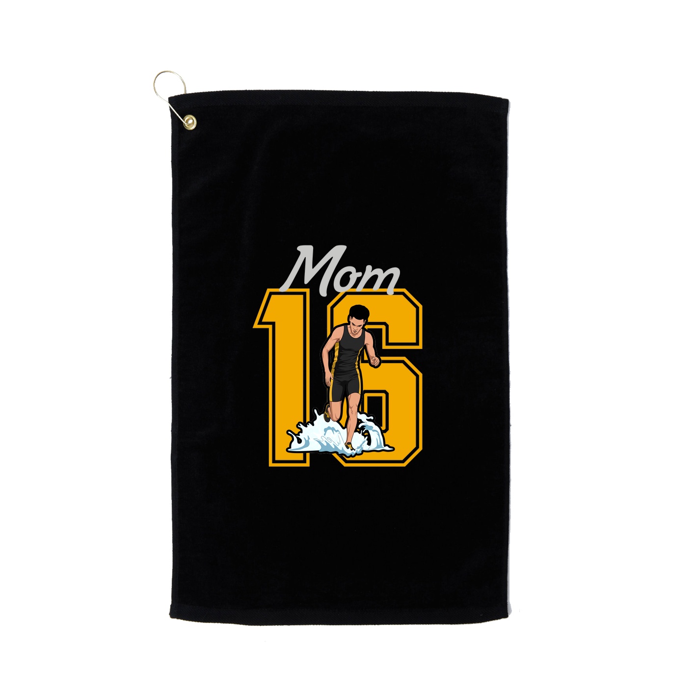 Golf Towel — Mothers Day Shirsey in Black