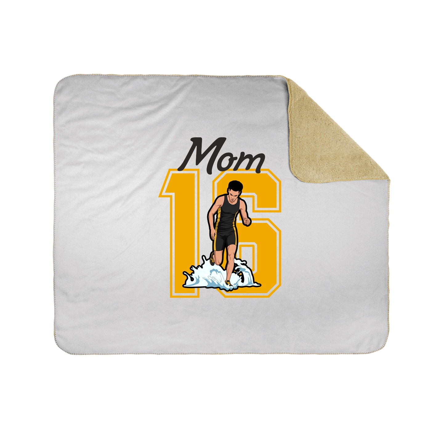Throw Blanket — Mothers Day Shirsey in White