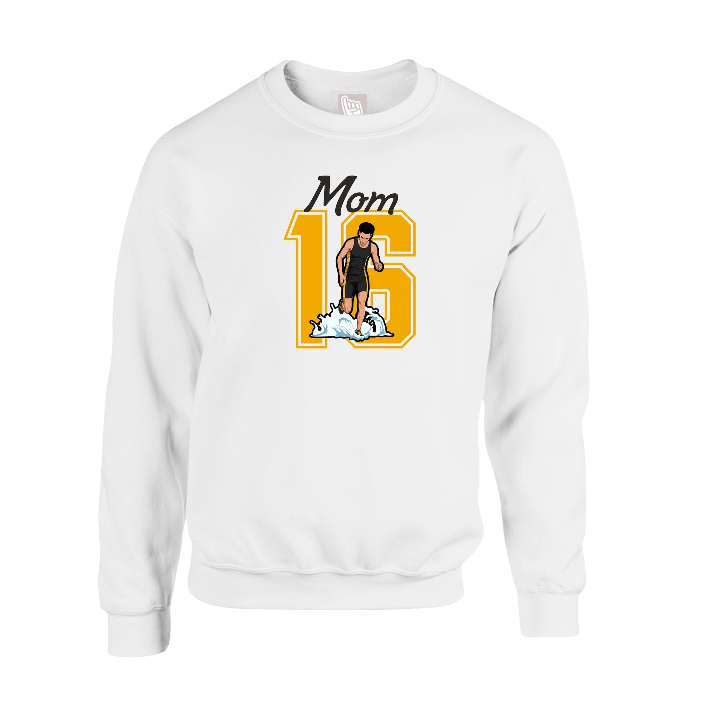 Fleece Crew — Mothers Day Shirsey in White