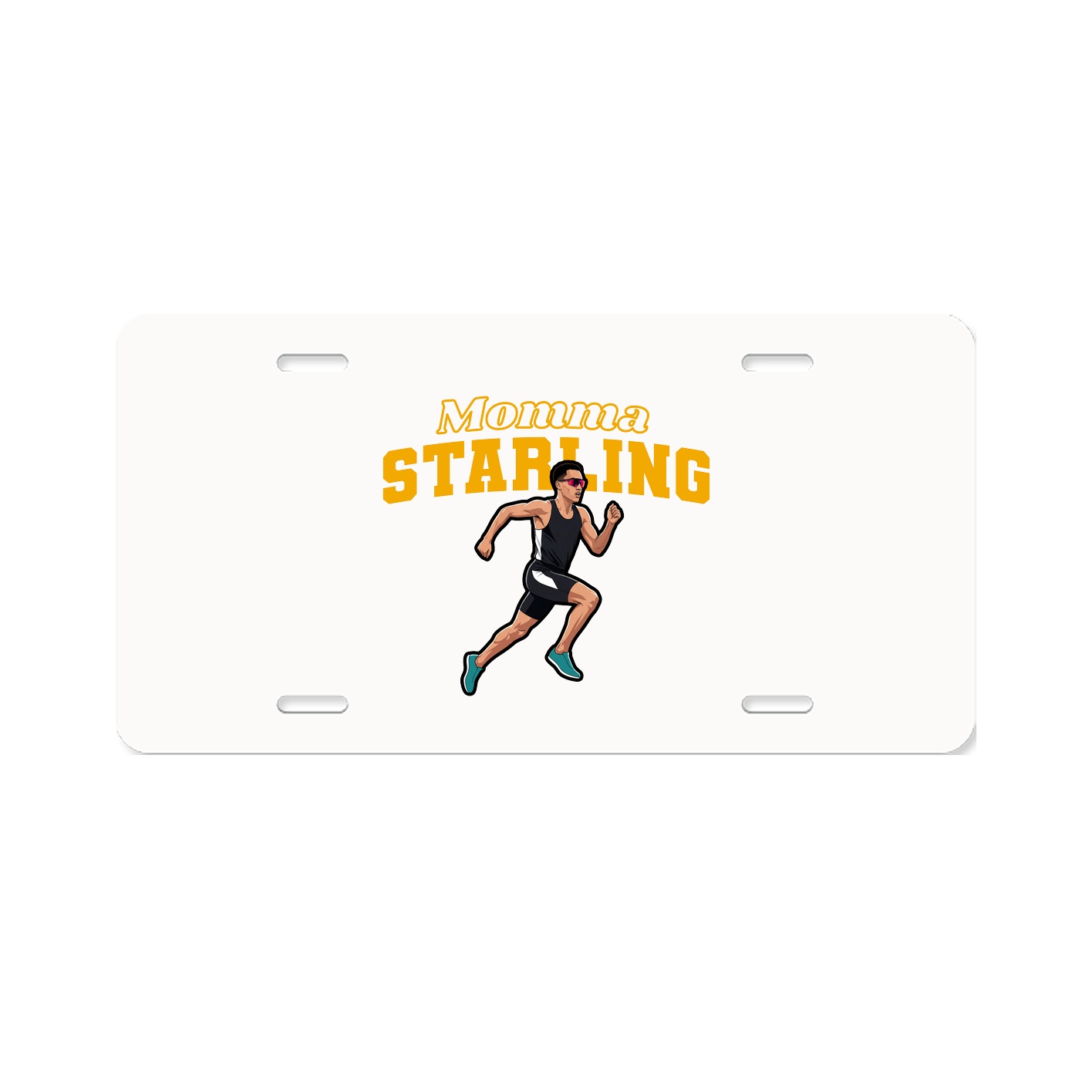 License Plate — Mothers Day Block in Classic