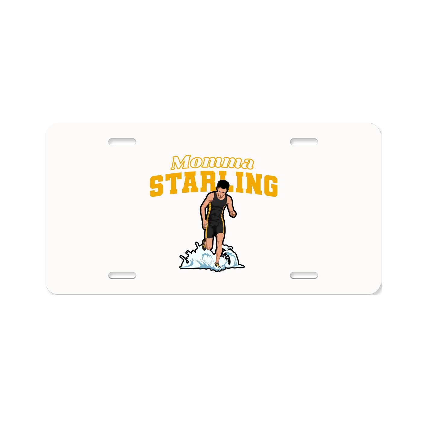 License Plate — Mothers Day Block in Classic