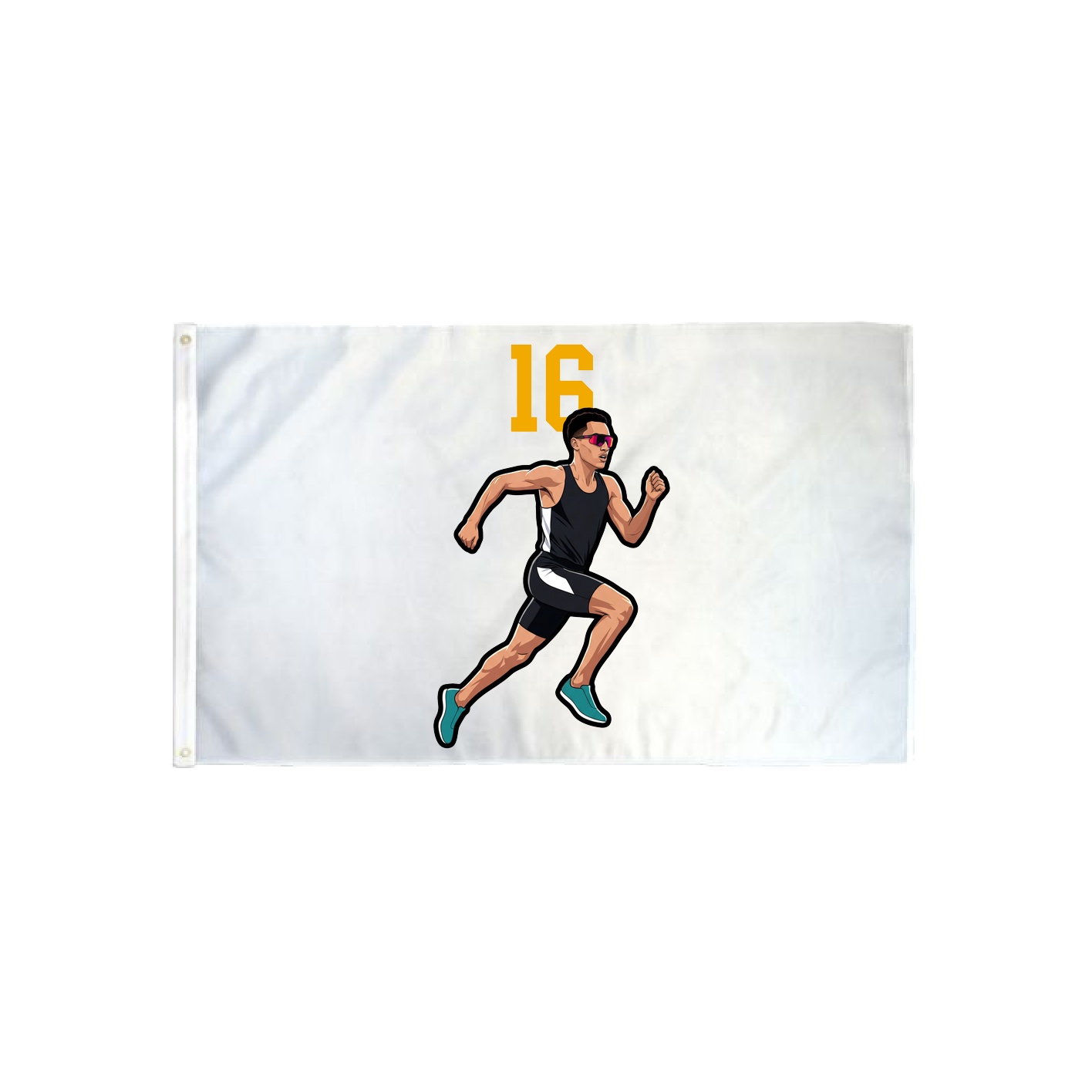 3x5 Flag — Number Top in Classic