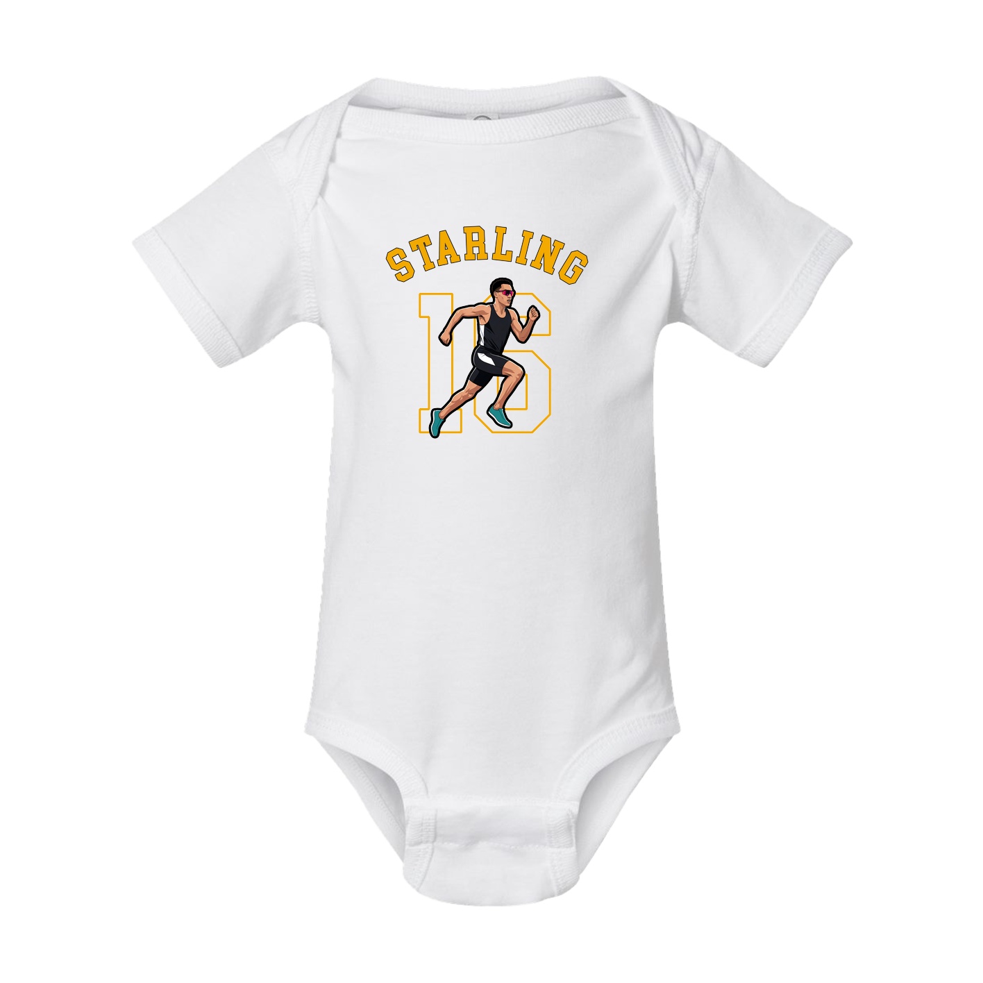 Baby Onesie — Shirsey Arch in White