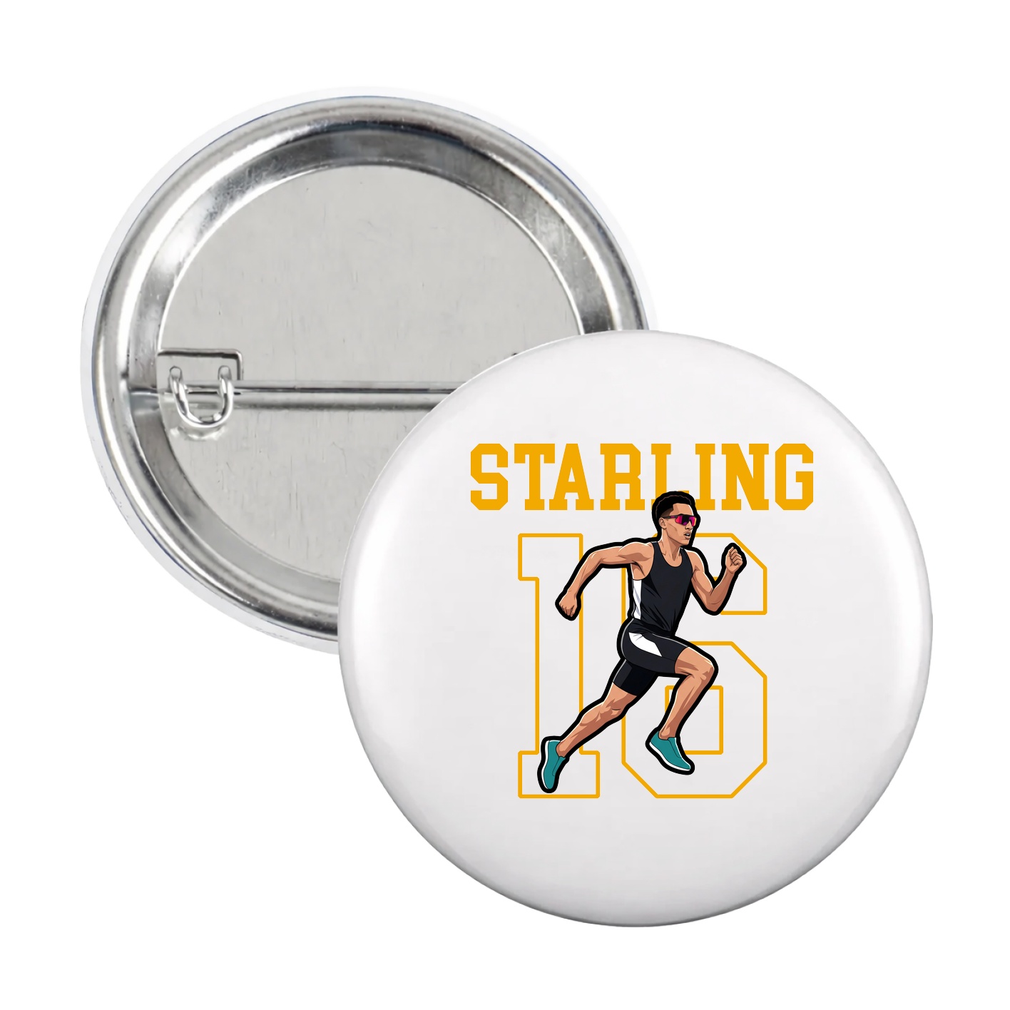 Game Day Button — Shirsey in White