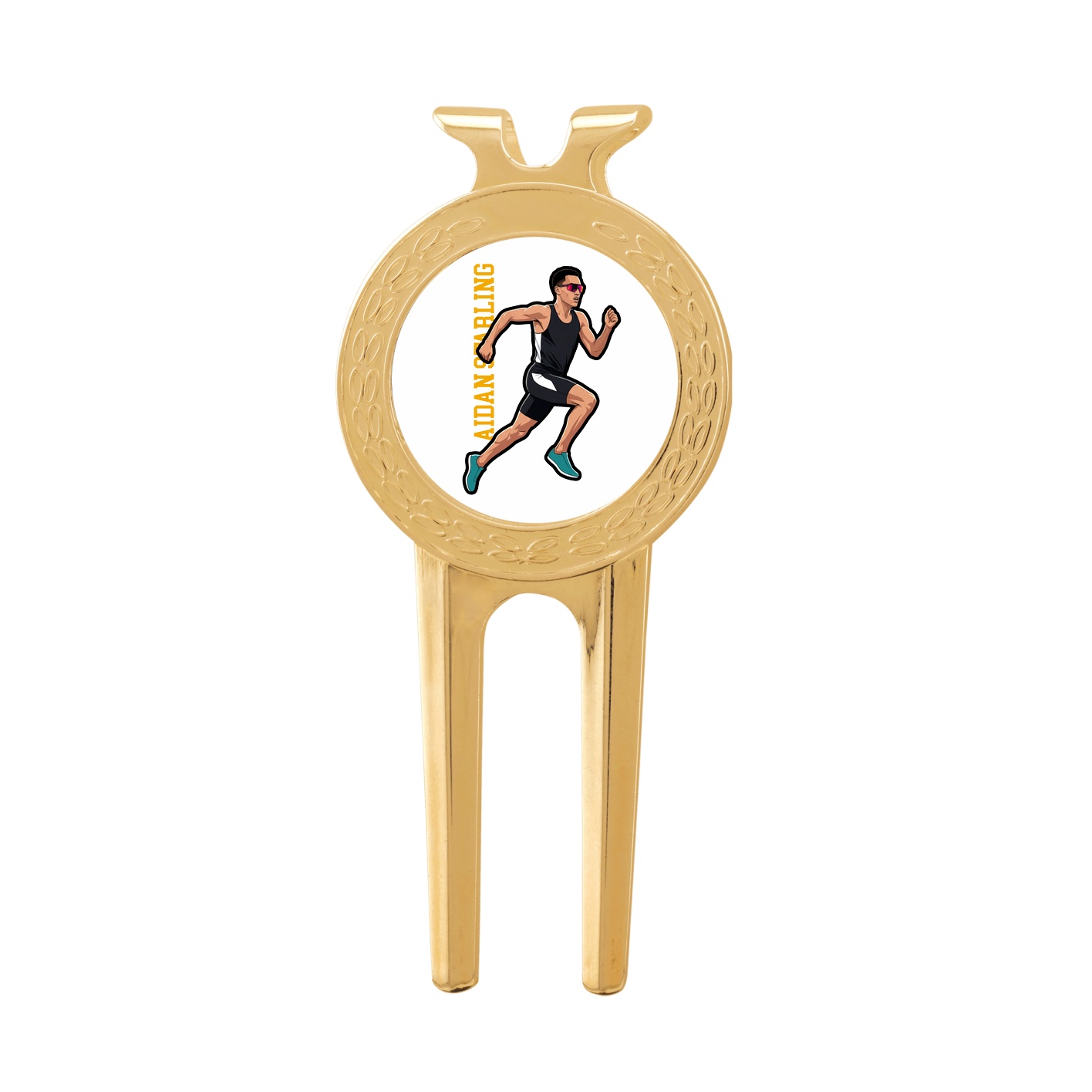 Divot Tool with Ball Marker — Name Vertical in Classic