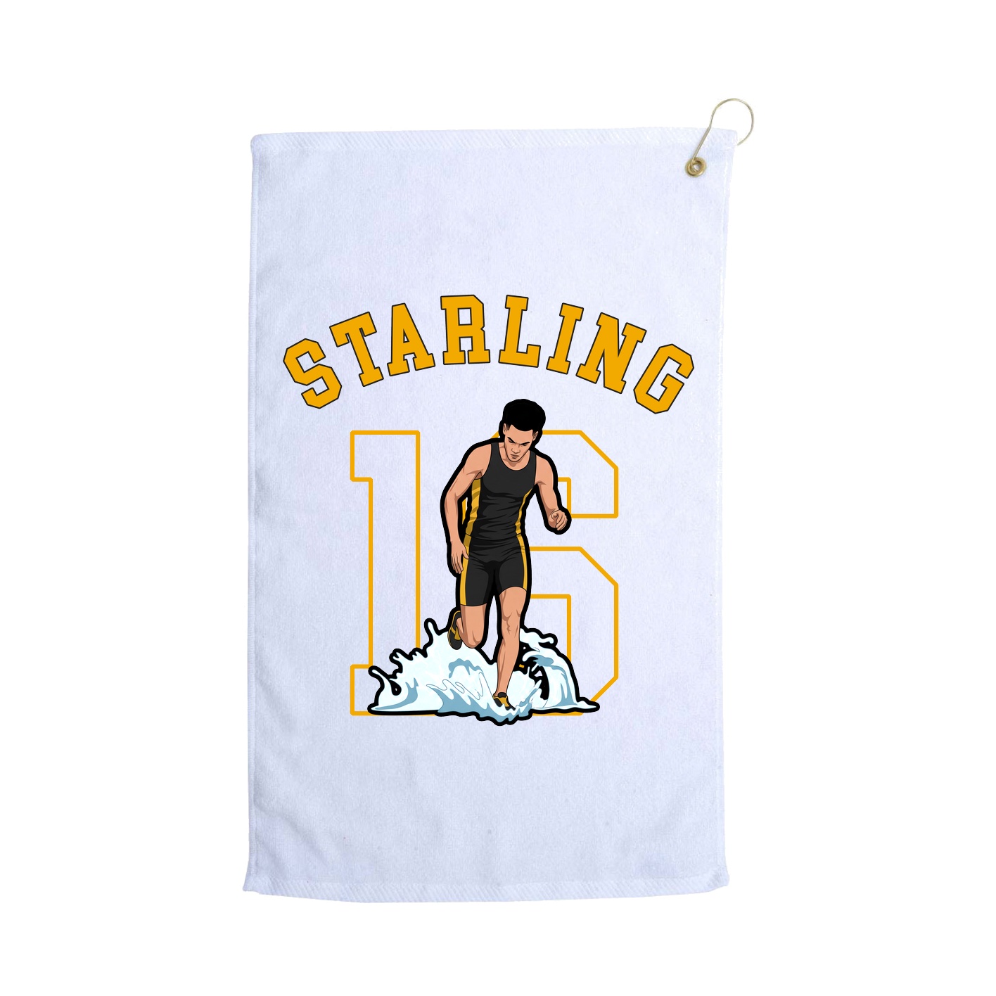 Golf Towel — Shirsey Arch in White