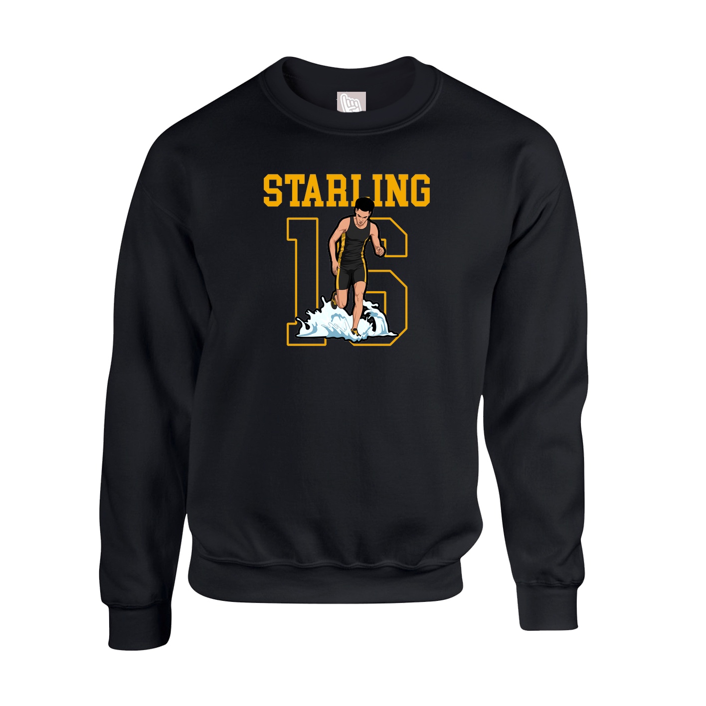 Fleece Crew — Shirsey in Black