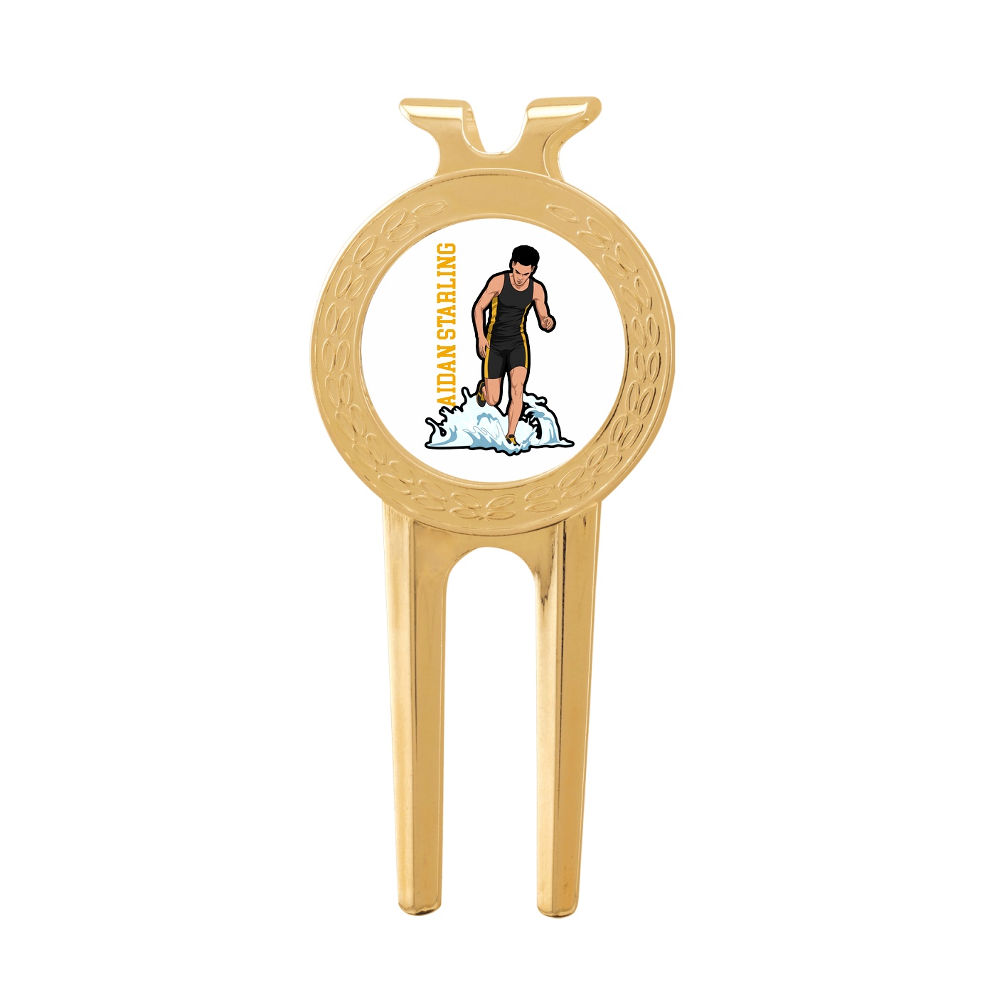 Divot Tool with Ball Marker — Name Vertical in Classic