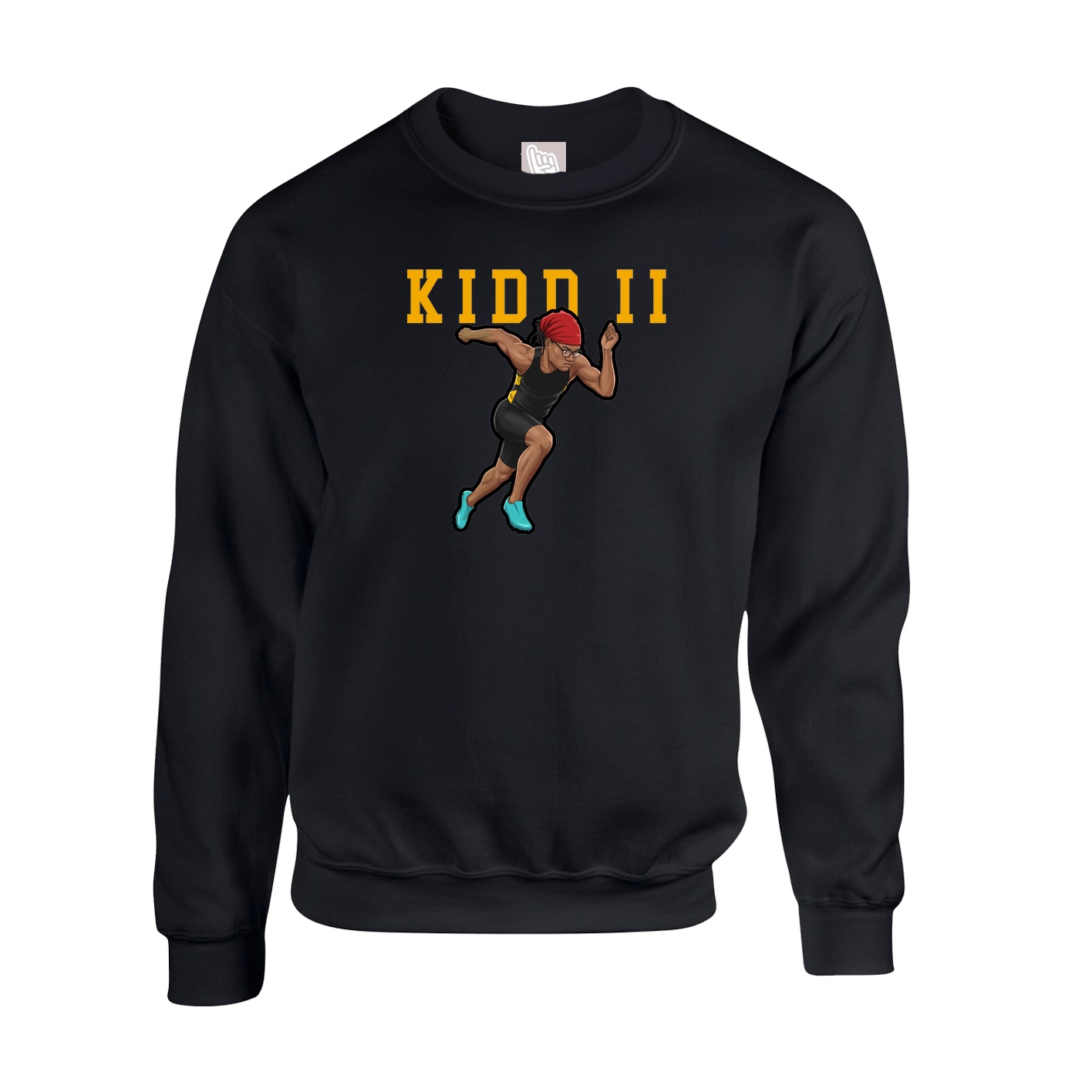 Fleece Crew — Shirsey in Black