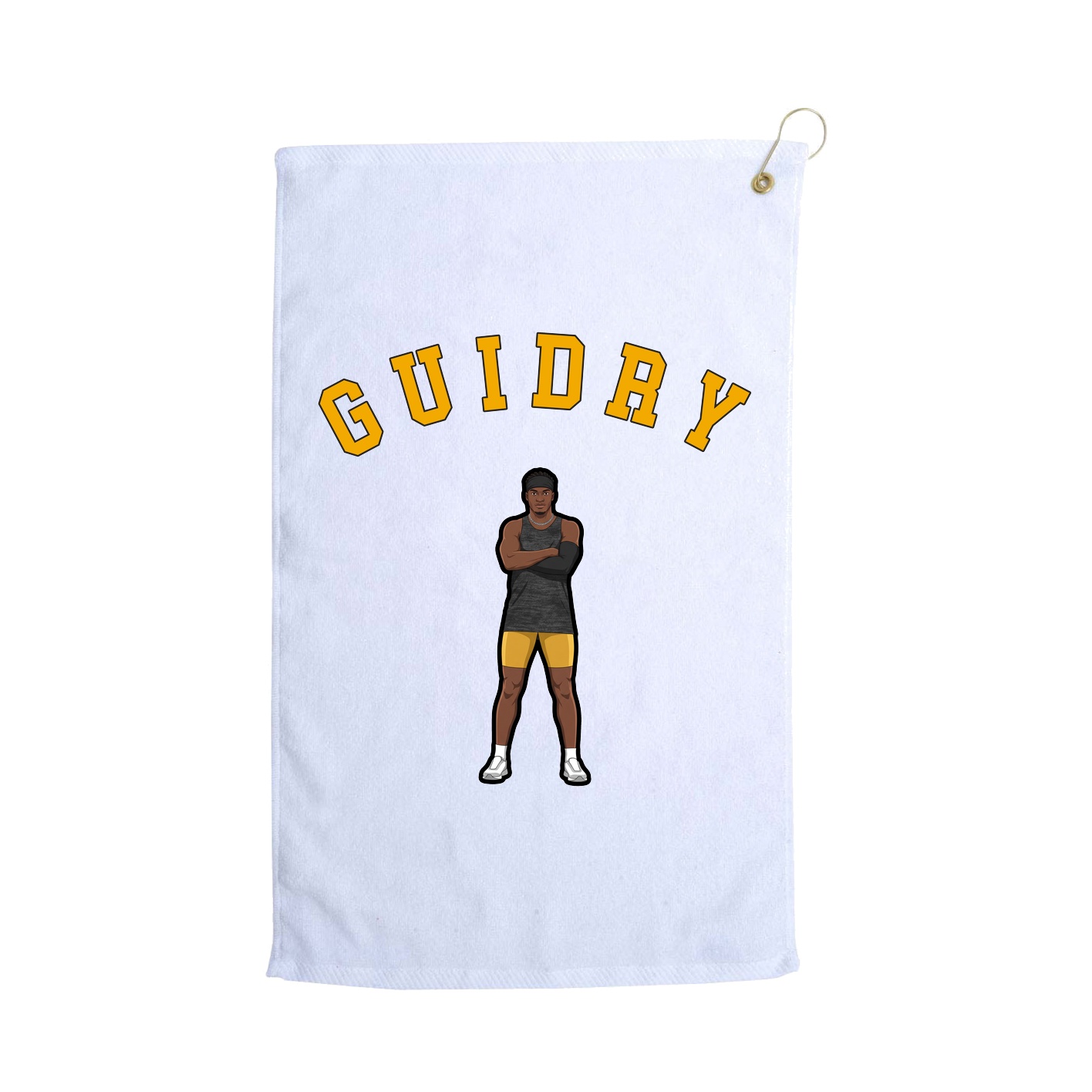 Golf Towel — Shirsey Arch in White