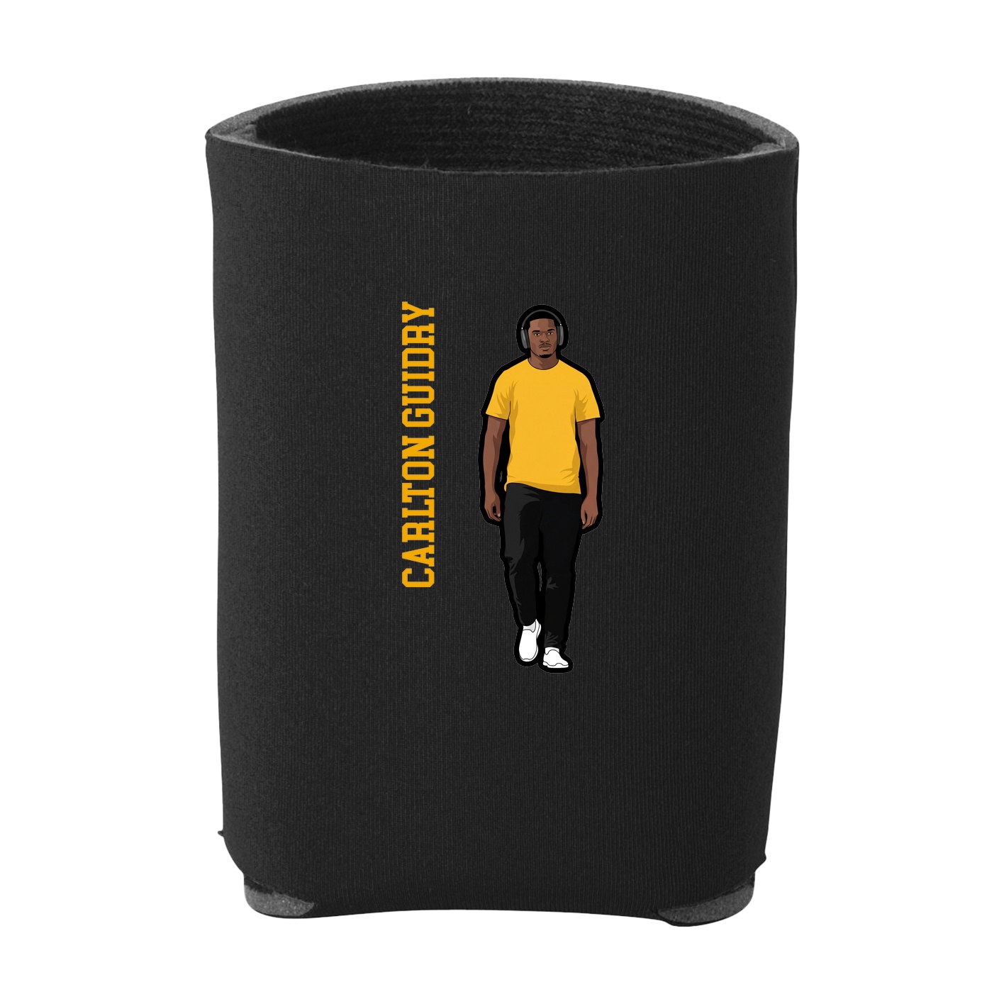 Can Holder — Name Vertical in Black