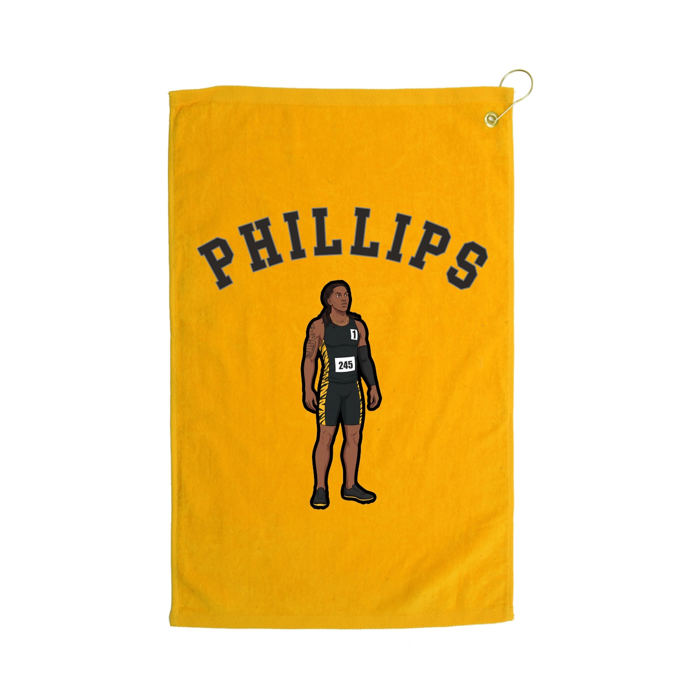Golf Towel — Shirsey Arch in Gold