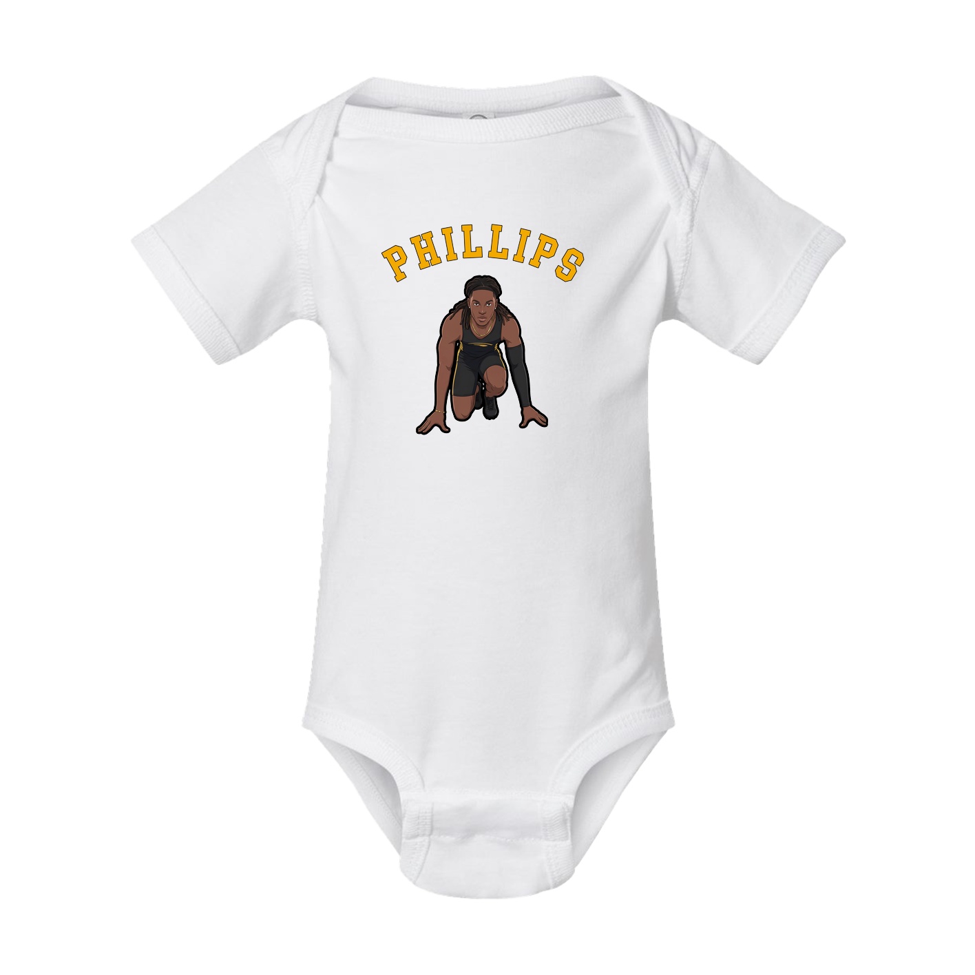 Baby Onesie — Shirsey Arch in White