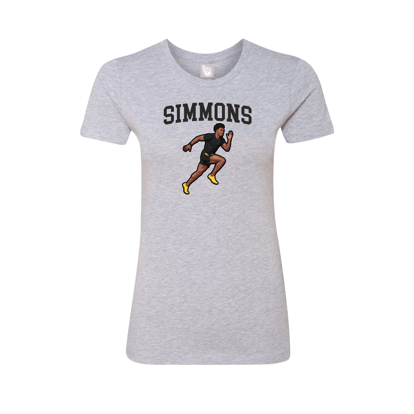 Fitted Women's Tee — Shirsey in Grey