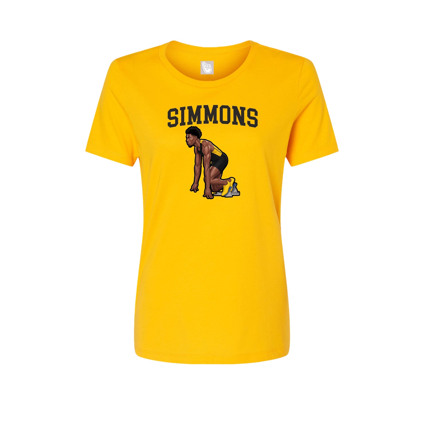 Fitted Women's Tee — Shirsey in Gold