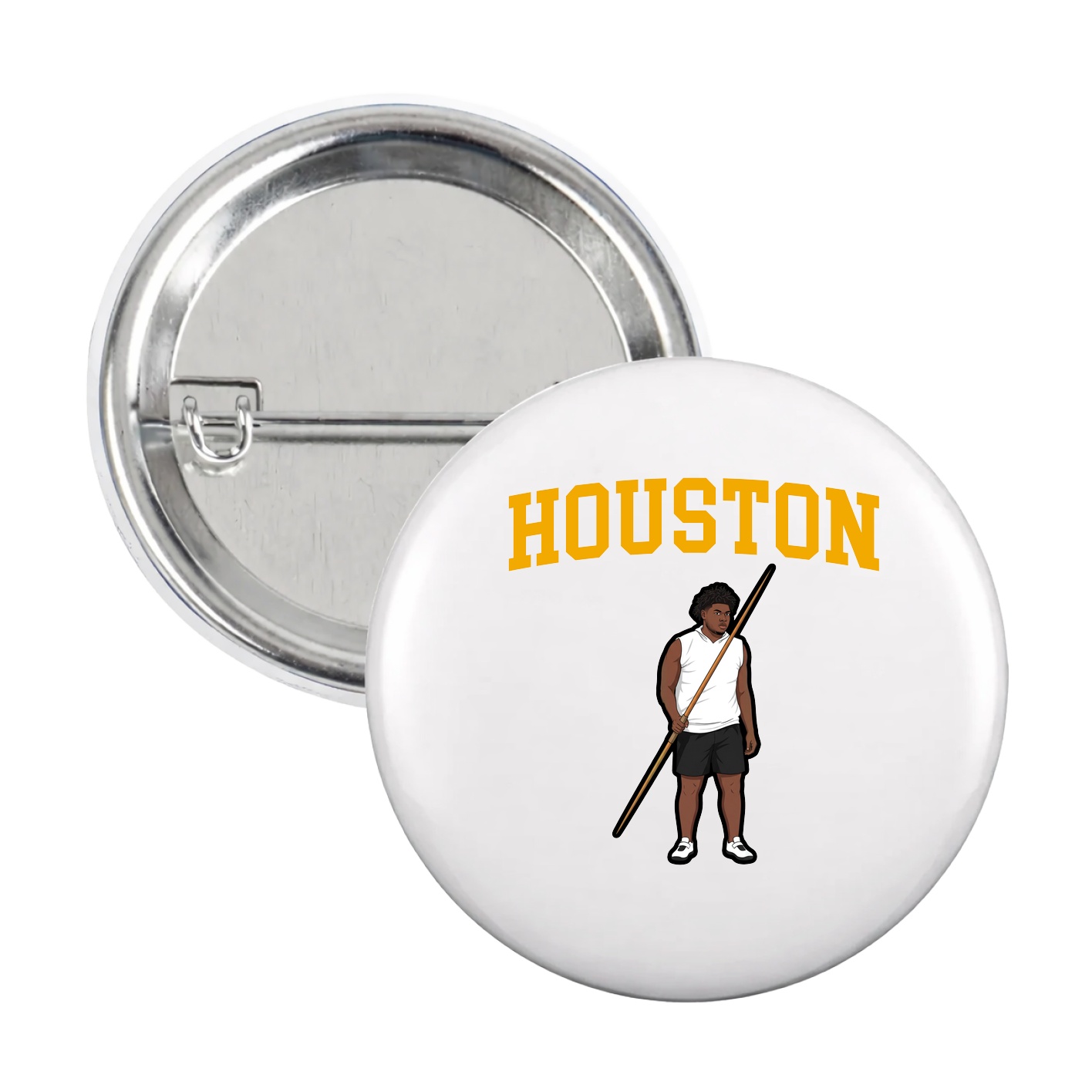 Game Day Button — Shirsey in White