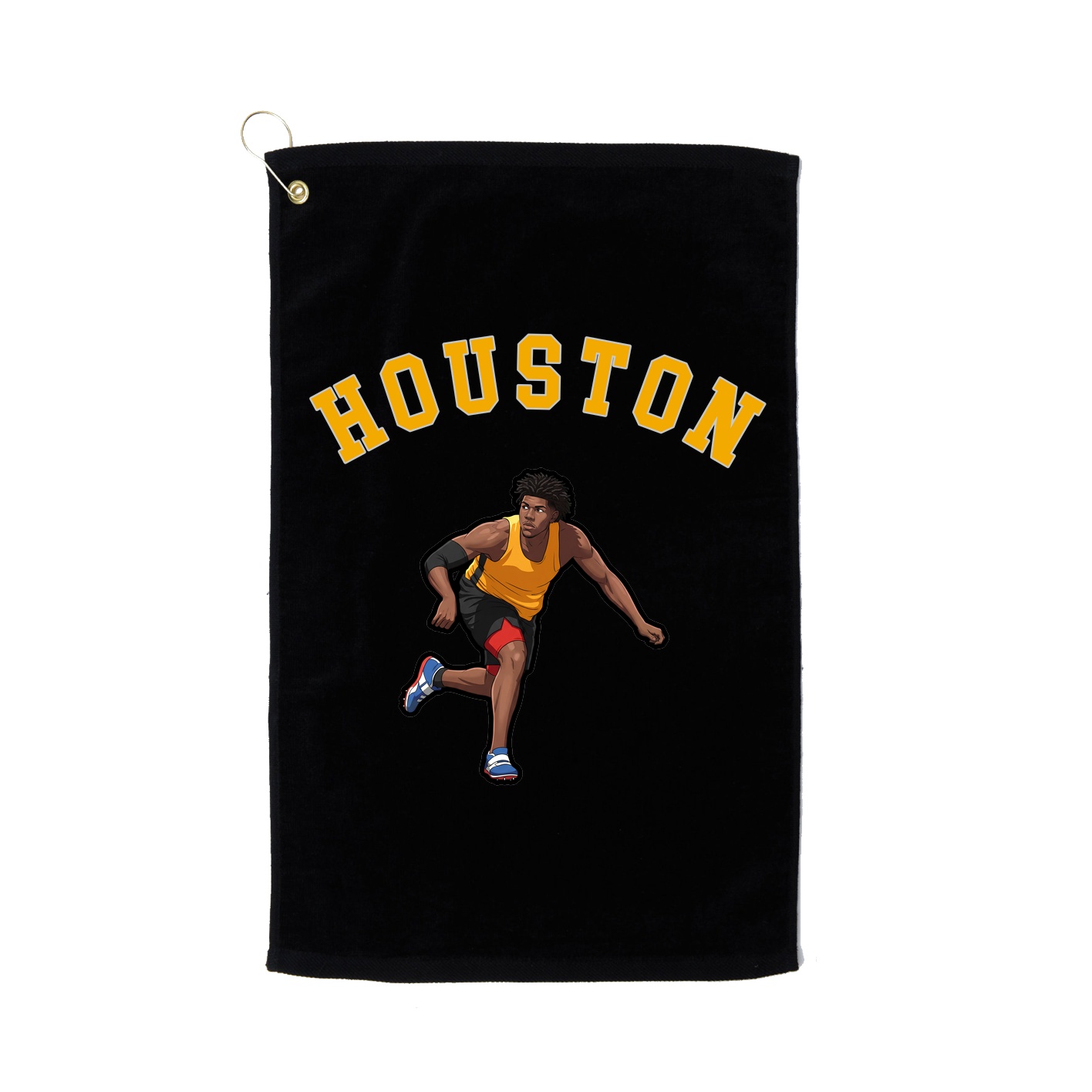 Golf Towel — Shirsey Arch in Black