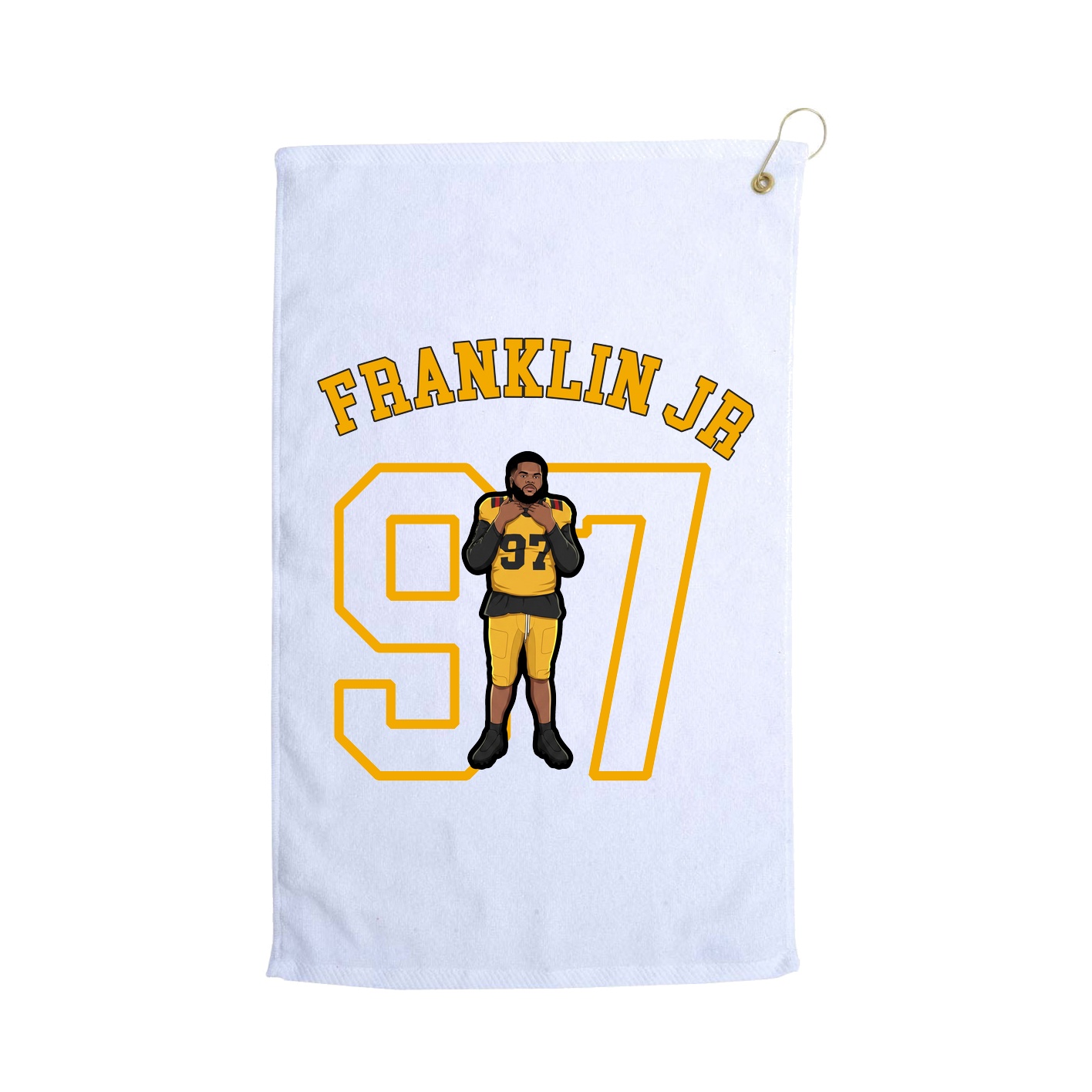 Golf Towel — Shirsey Arch in White