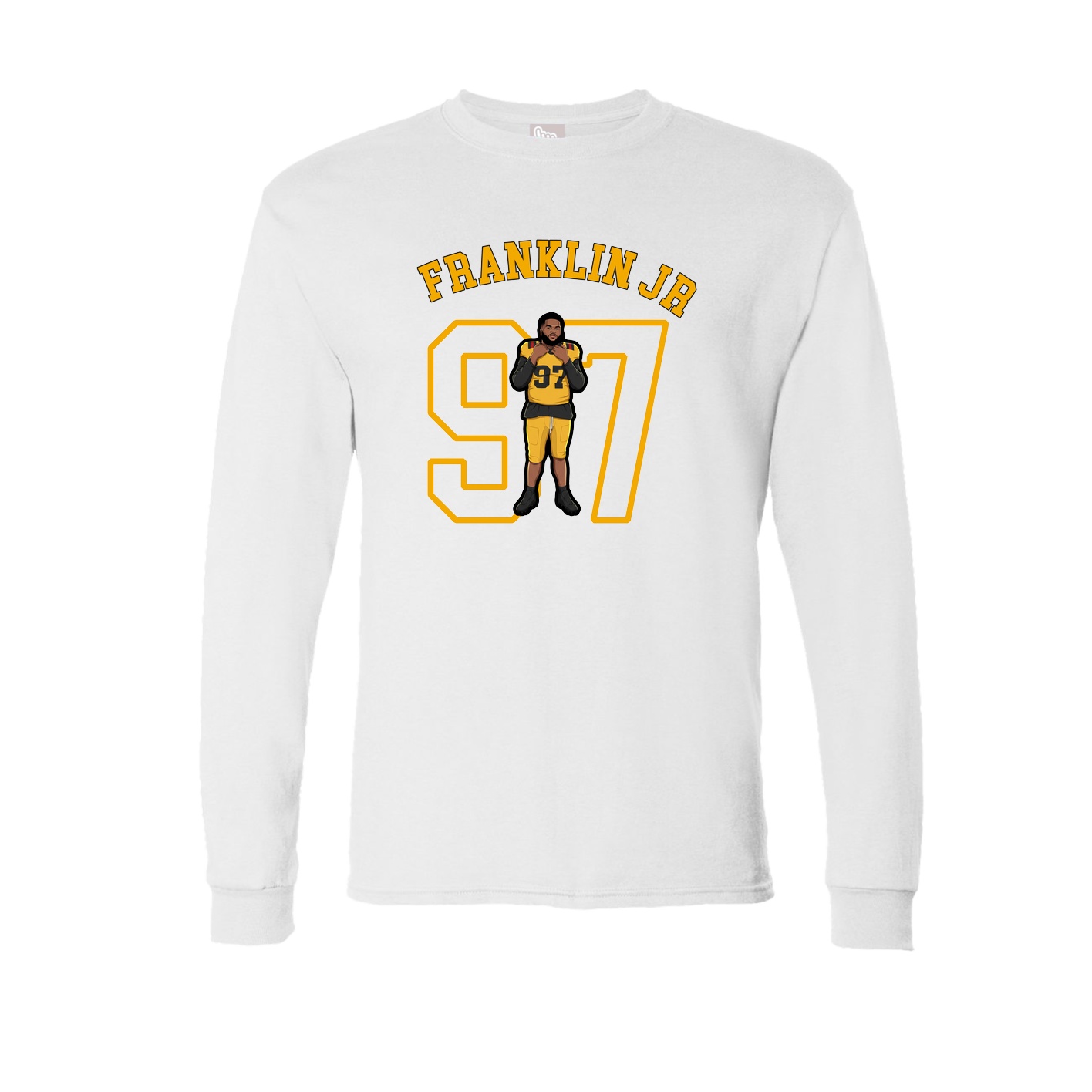 Long Sleeve Tee — Shirsey Arch in White