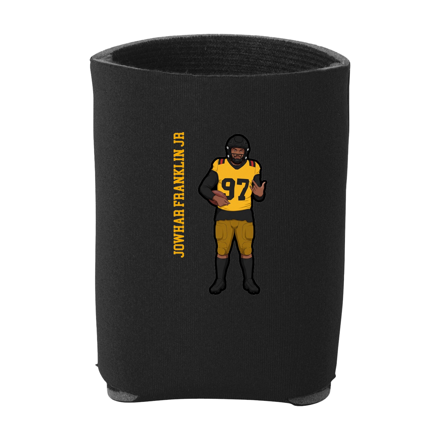 Can Holder — Name Vertical in Black