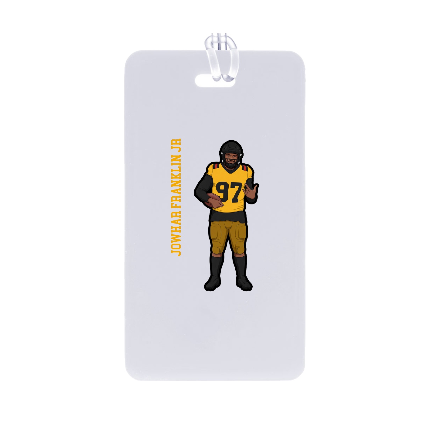 Bag Tag — Name Vertical in Classic