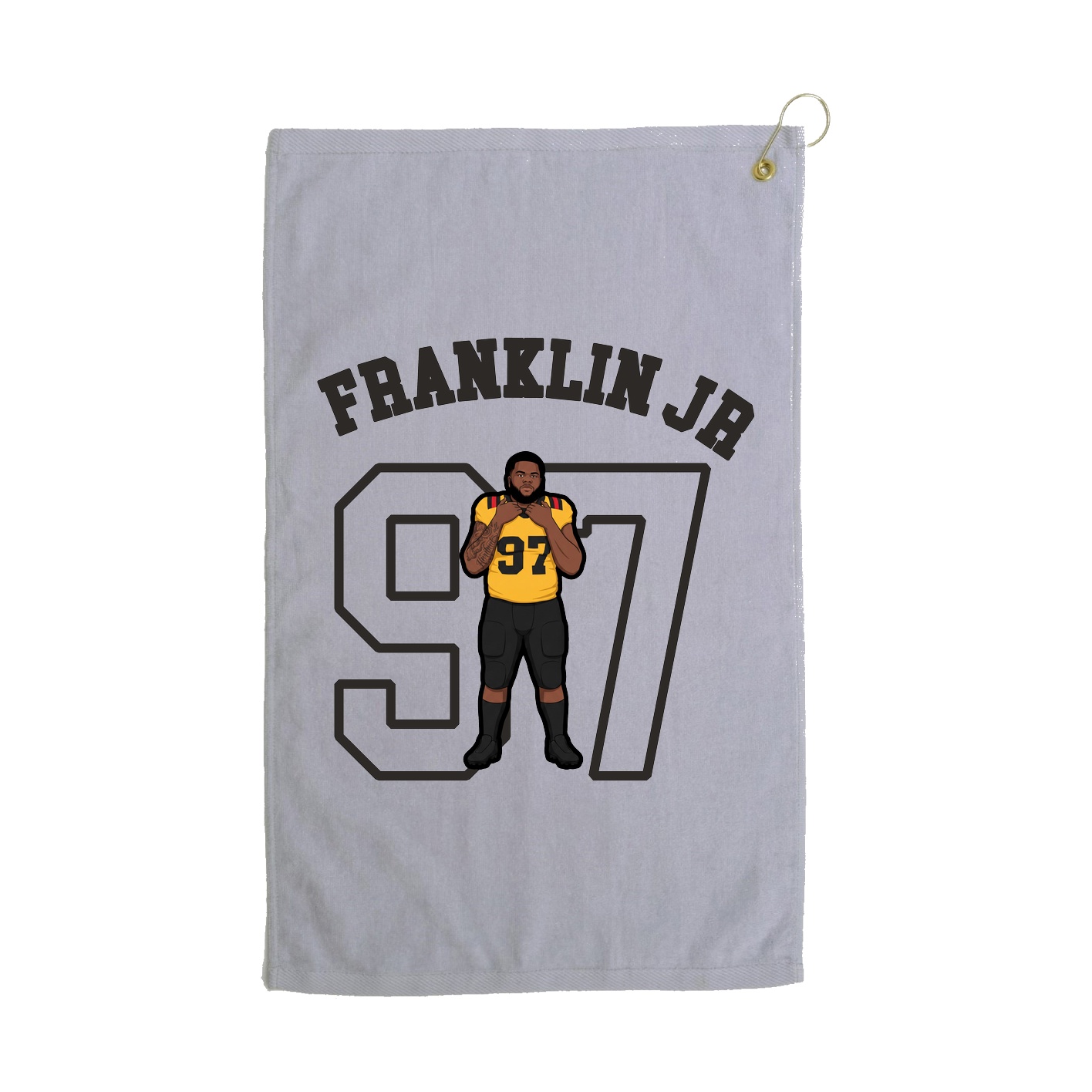 Golf Towel — Shirsey Arch in Grey
