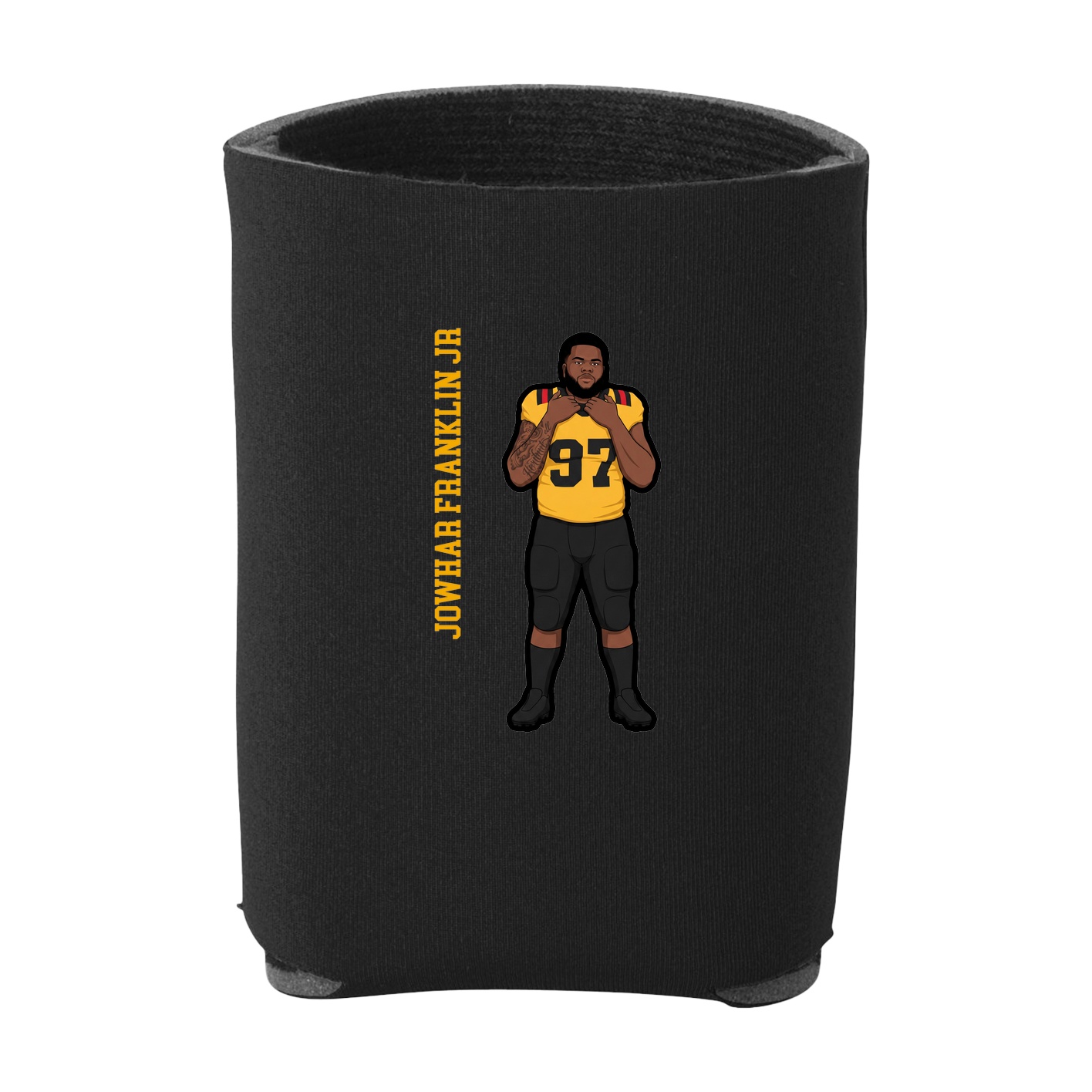 Can Holder — Name Vertical in Black