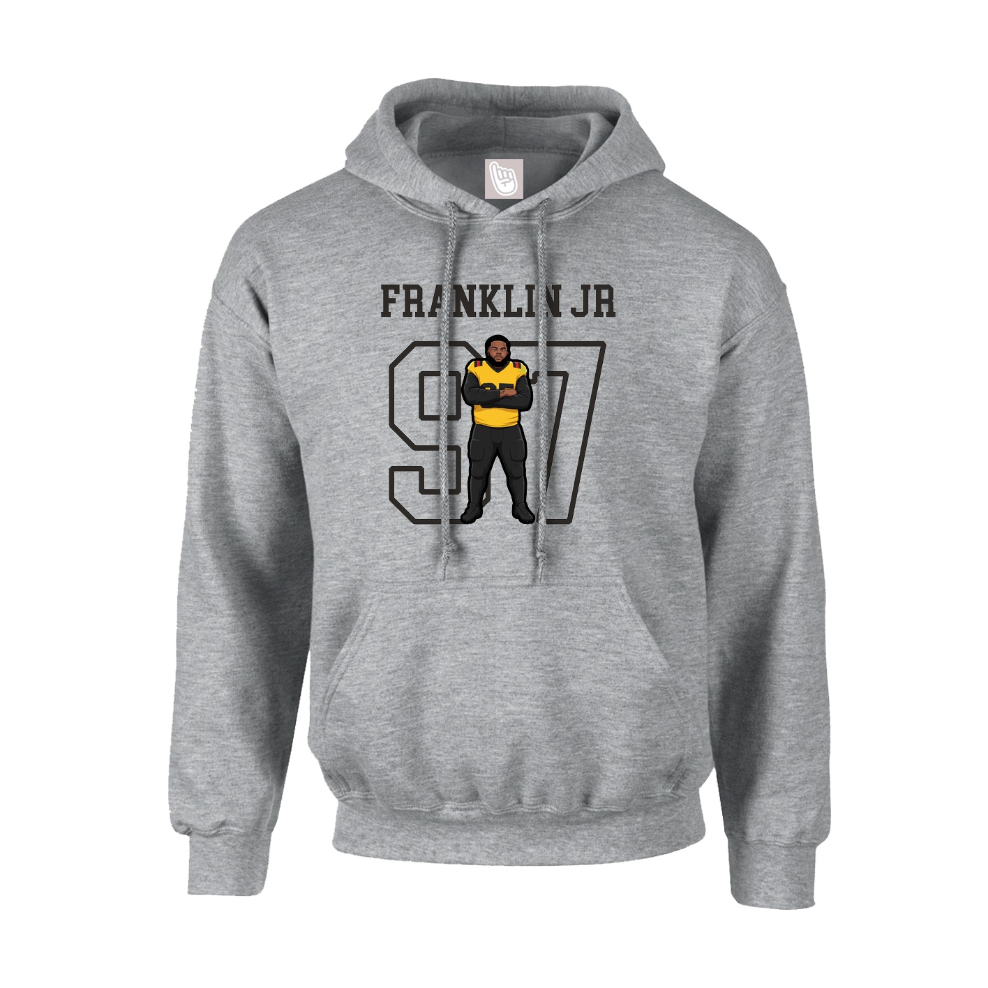 Hoodie — Shirsey in Grey