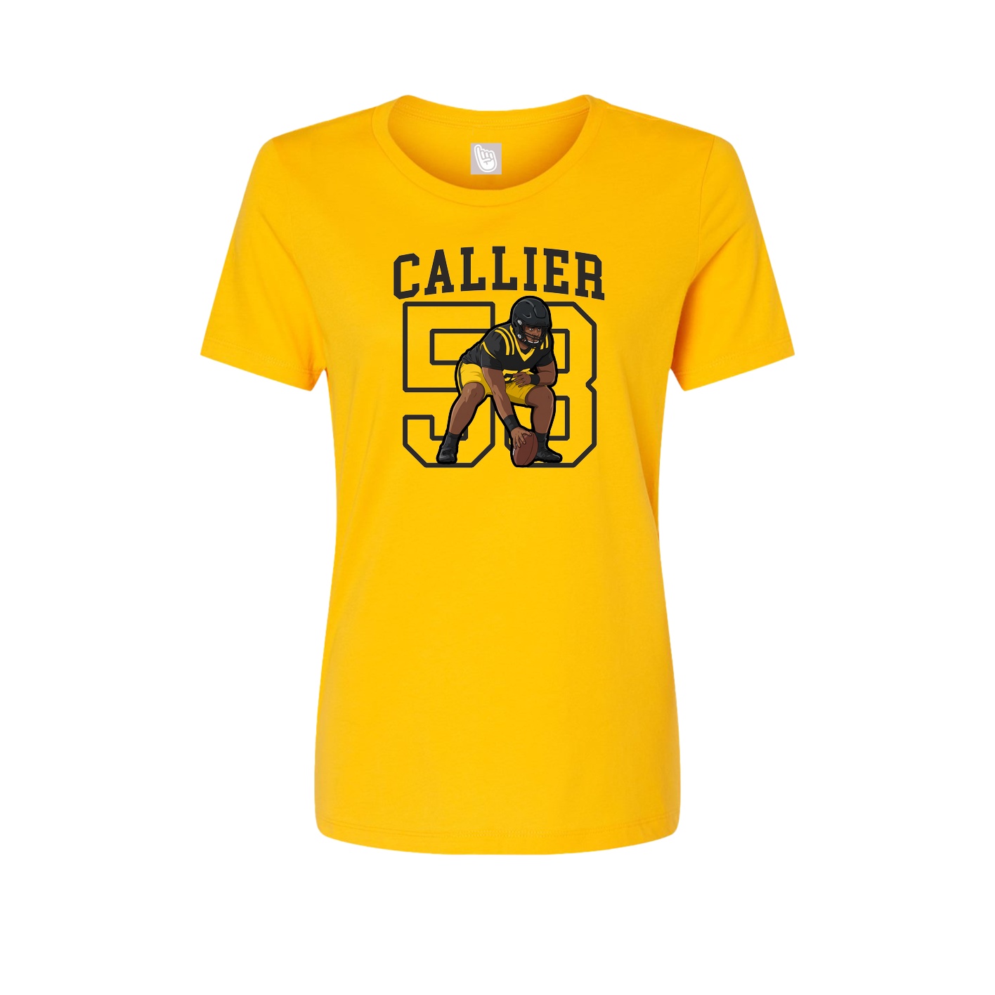 Fitted Women's Tee — Shirsey in Gold