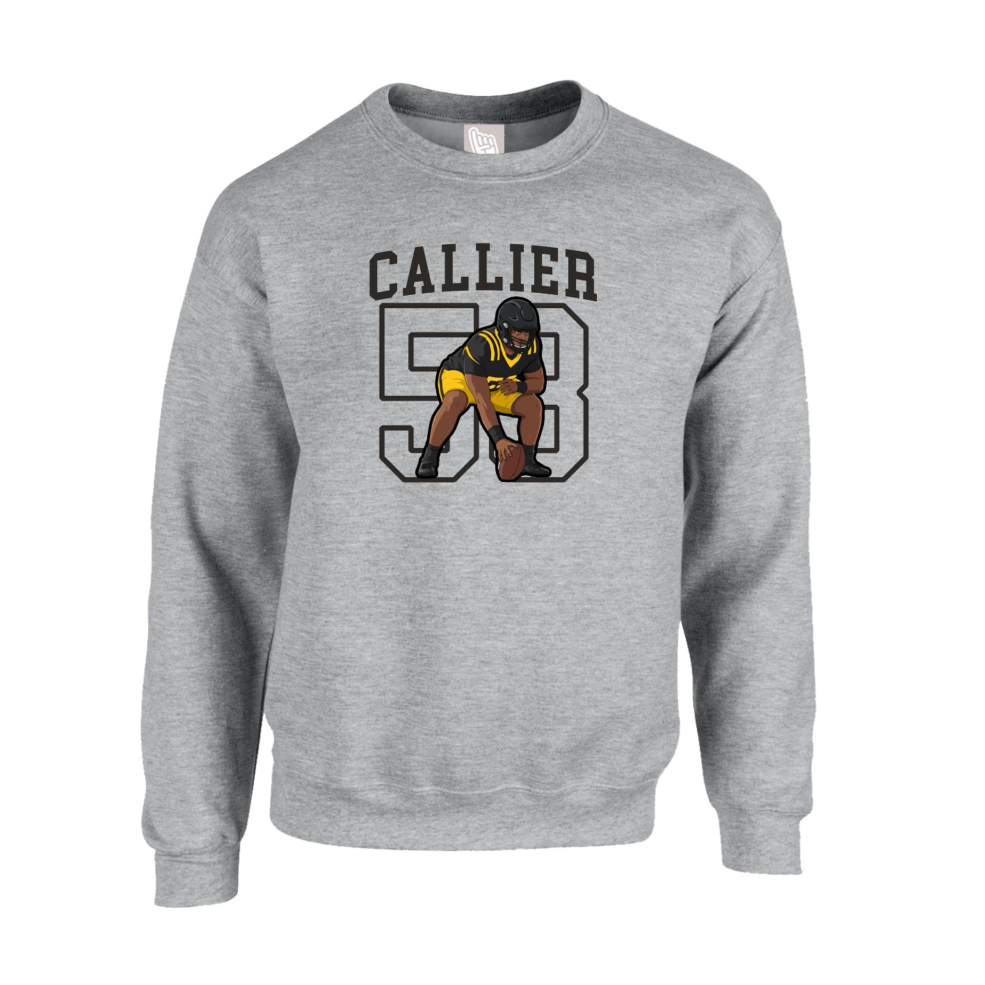 Fleece Crew — Shirsey in Grey