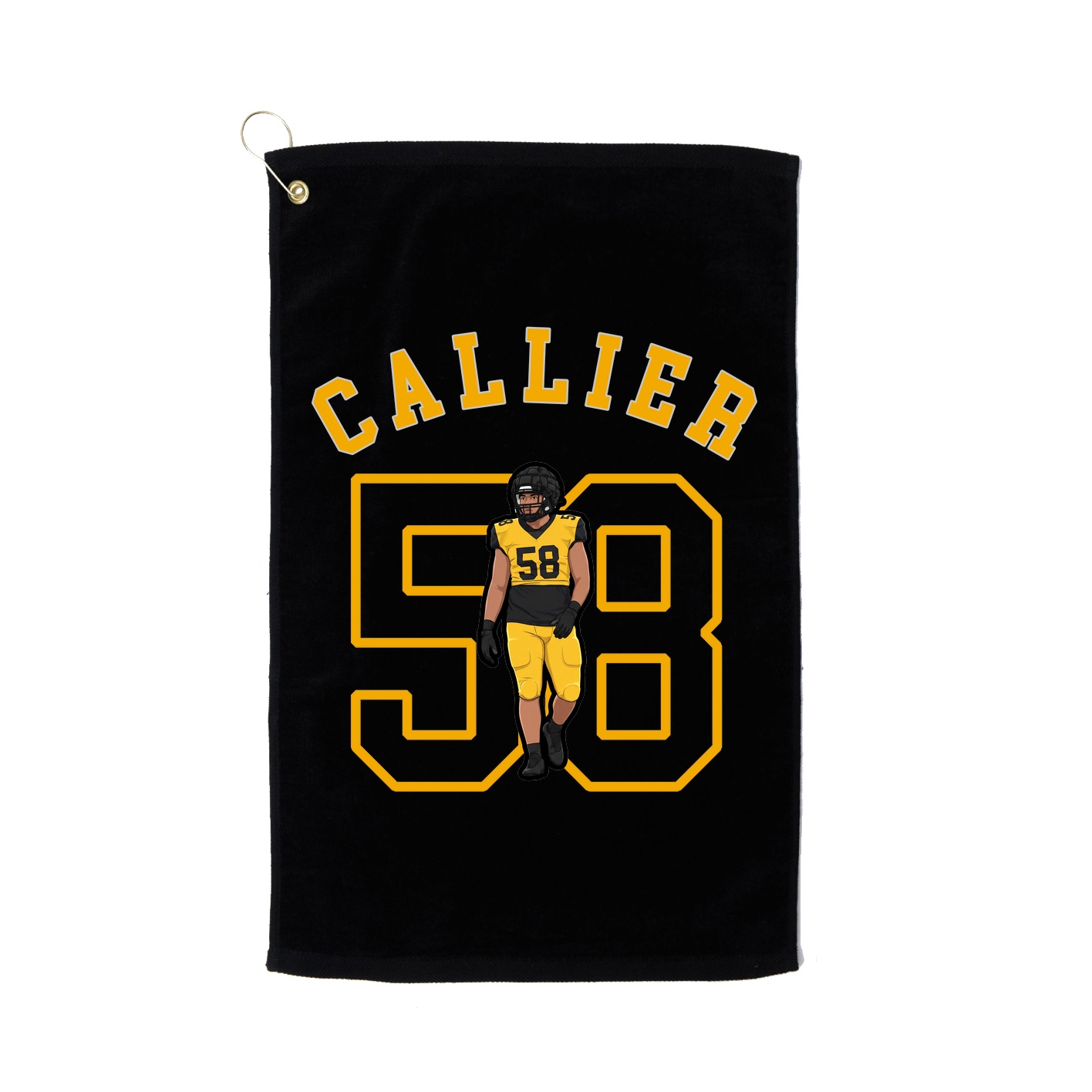 Golf Towel — Shirsey Arch in Black