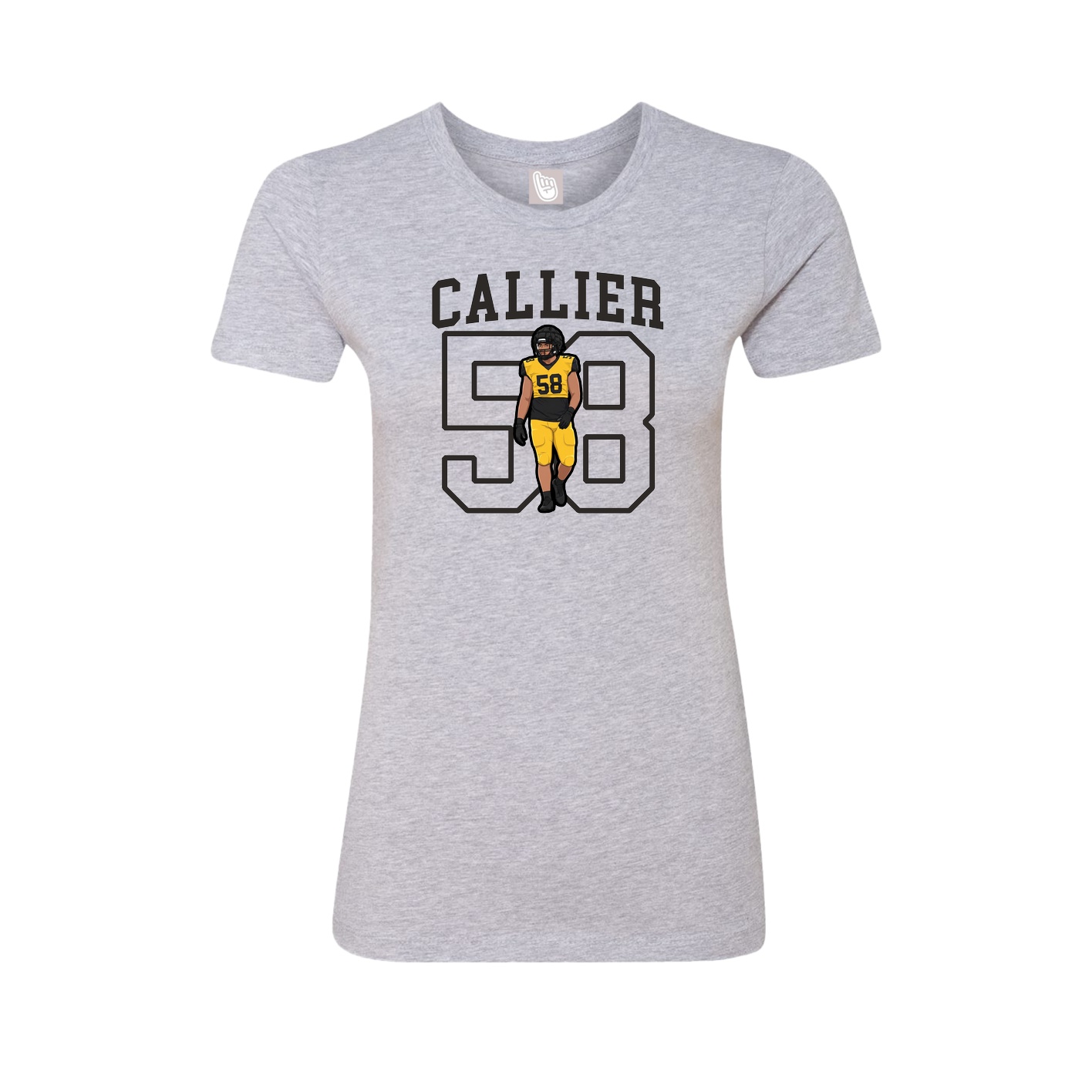 Fitted Women's Tee — Shirsey in Grey