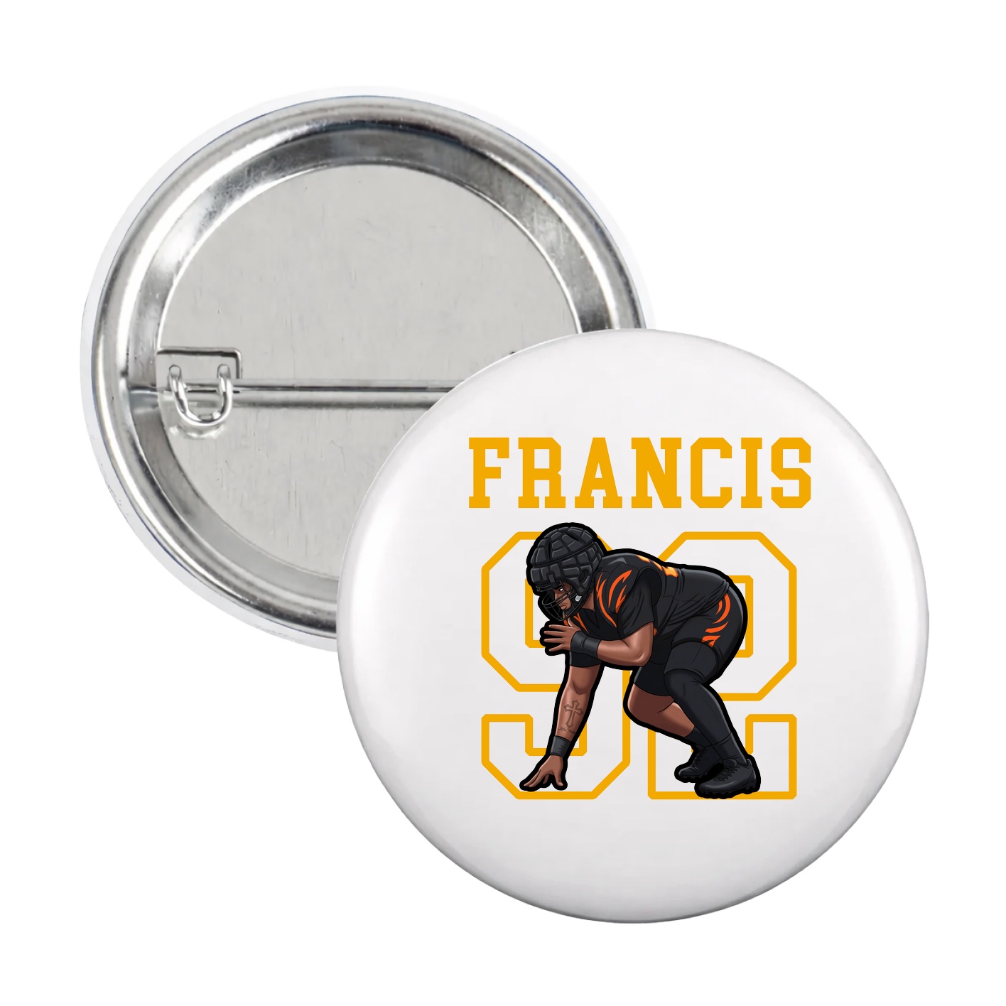 Game Day Button — Shirsey in White