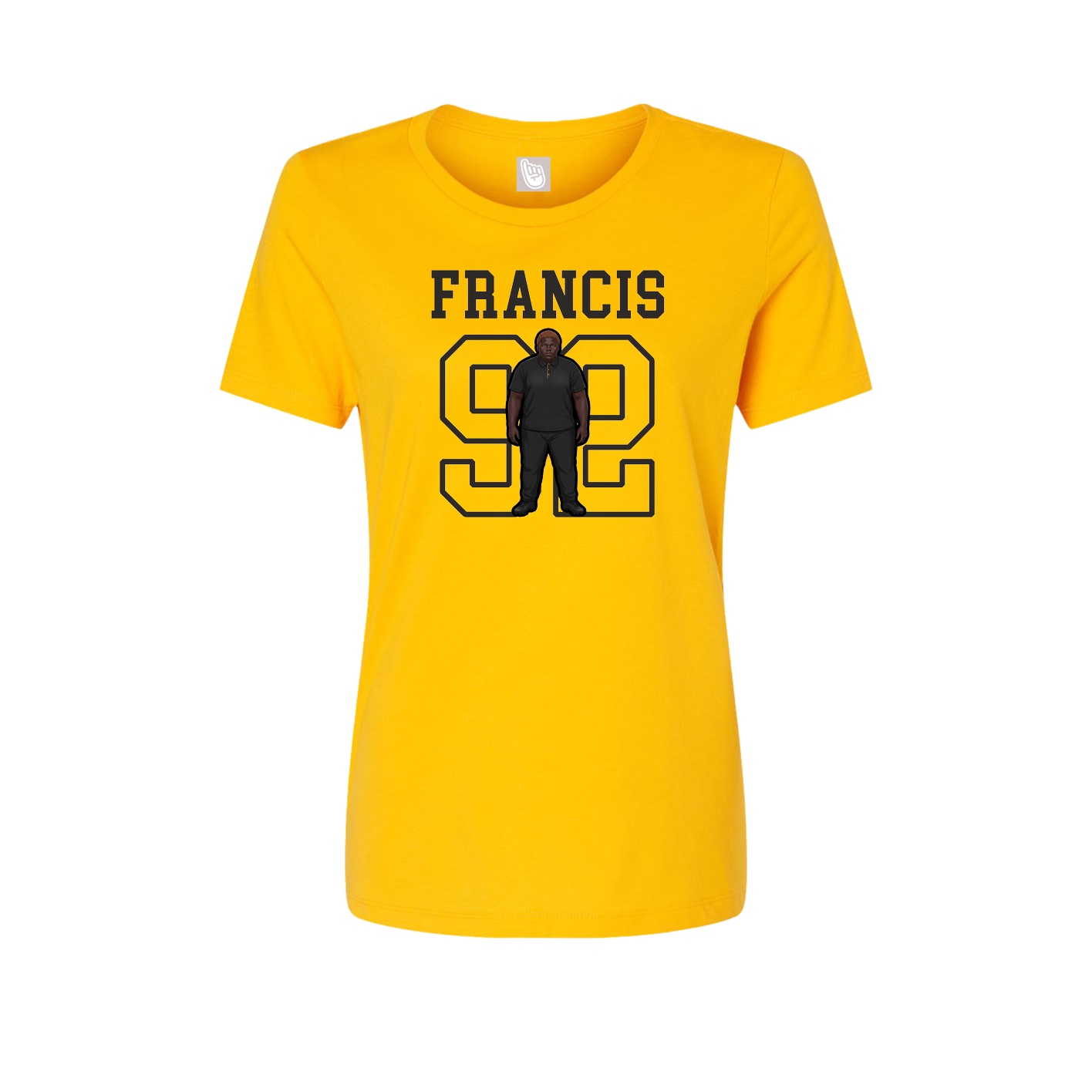 Fitted Women's Tee — Shirsey in Gold