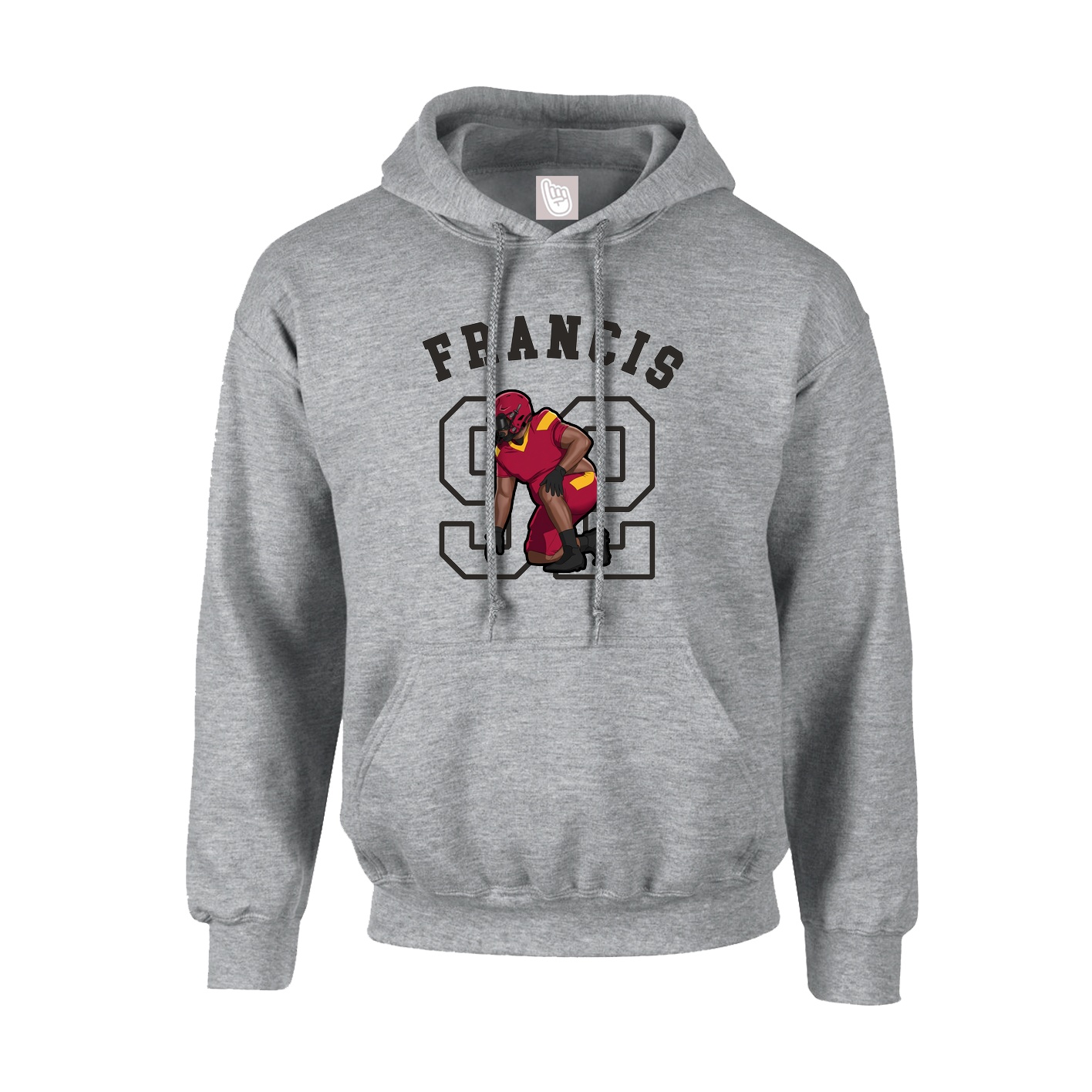 Youth Hoodie — Shirsey Arch in Grey