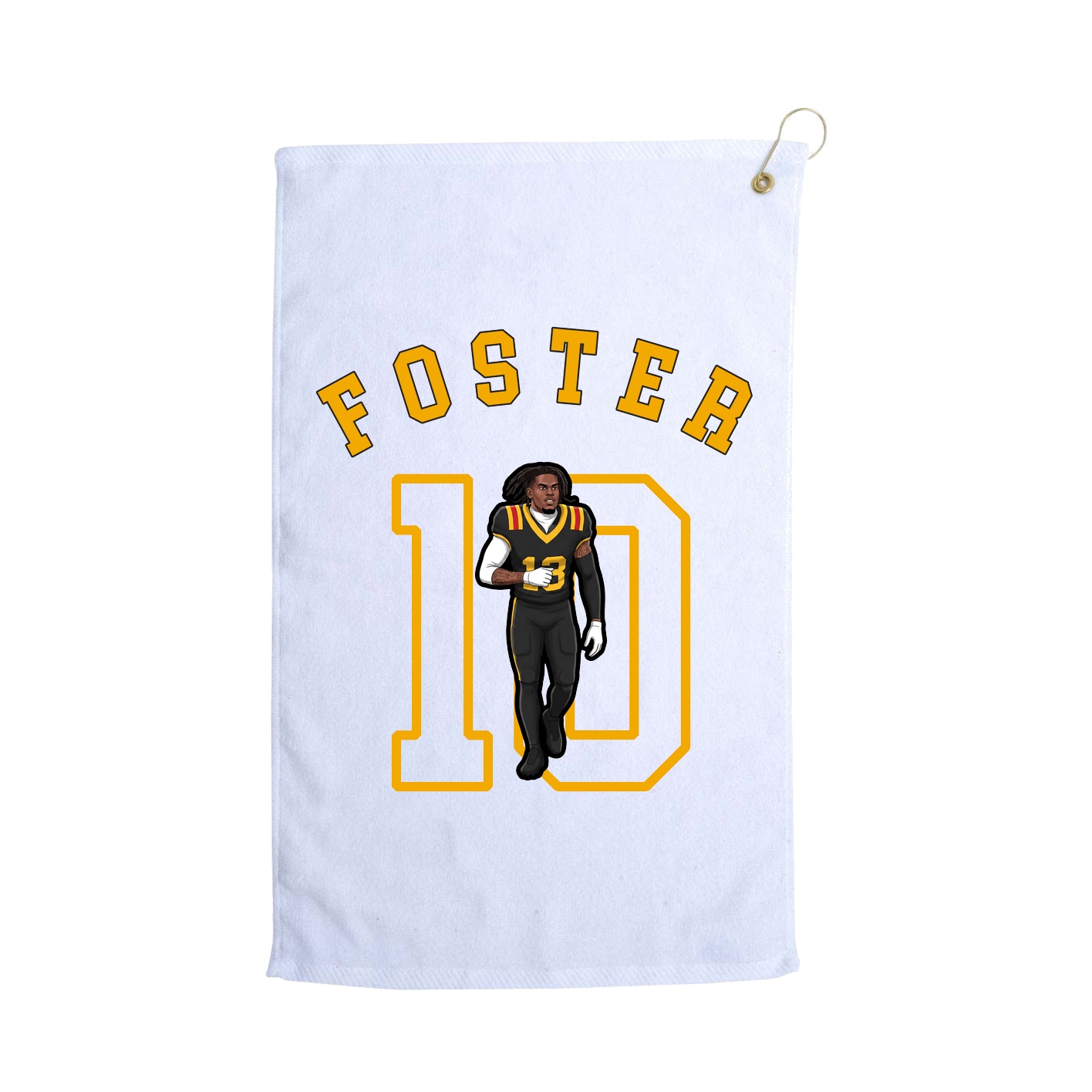 Golf Towel — Shirsey Arch in White