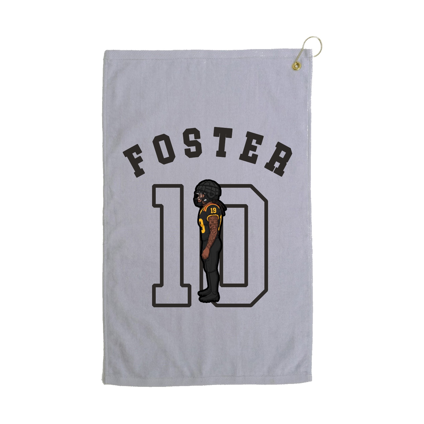 Golf Towel — Shirsey Arch in Grey