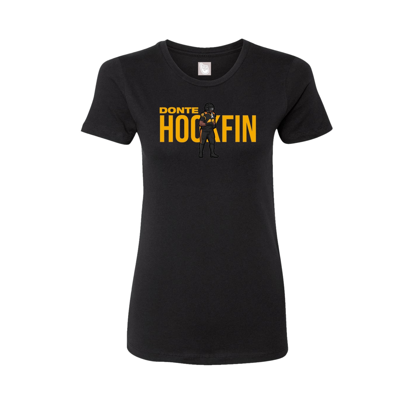 Womens Tee — Player Name in Black
