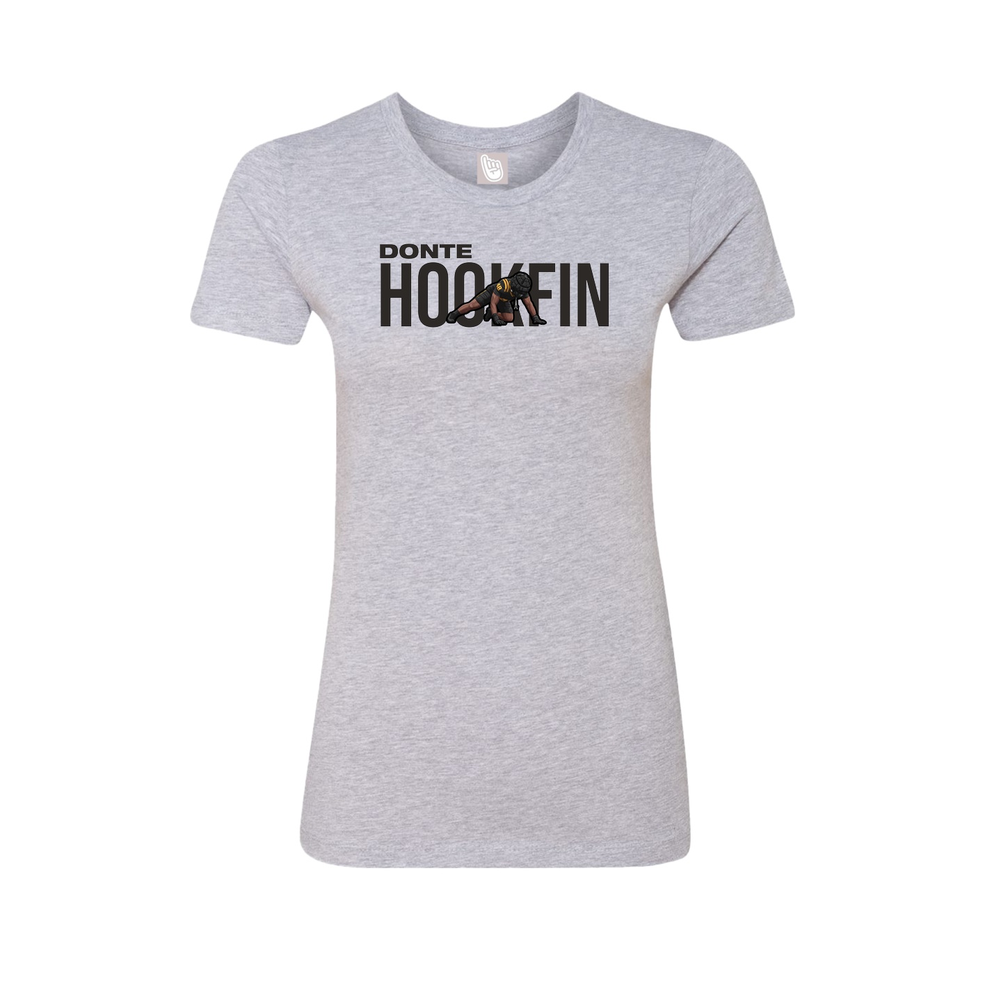 Womens Tee — Player Name in Grey