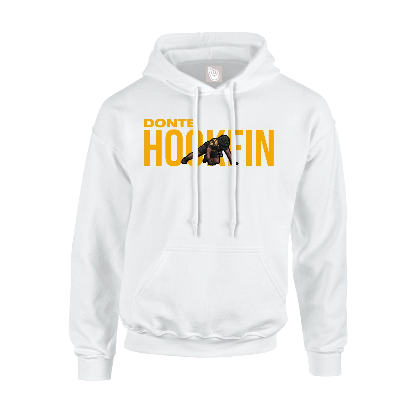Youth Hoodie — Player Name in White