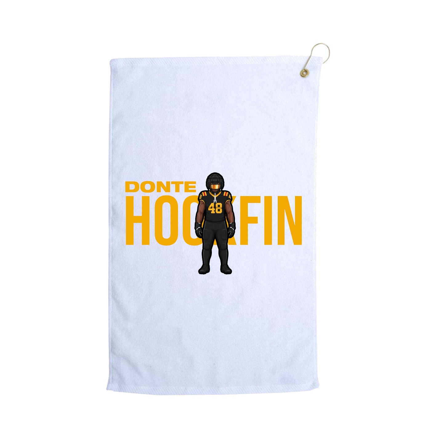 Golf Towel — Player Name in White
