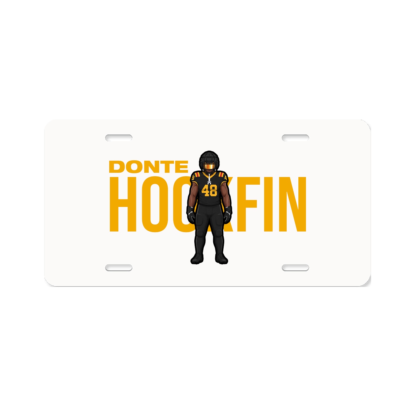 License Plate — Player Name in Classic