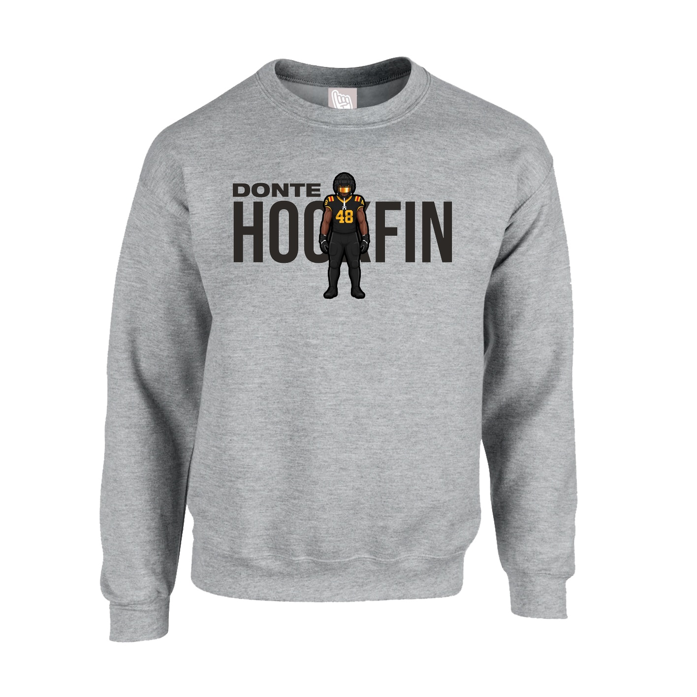 Fleece Crew — Player Name in Grey