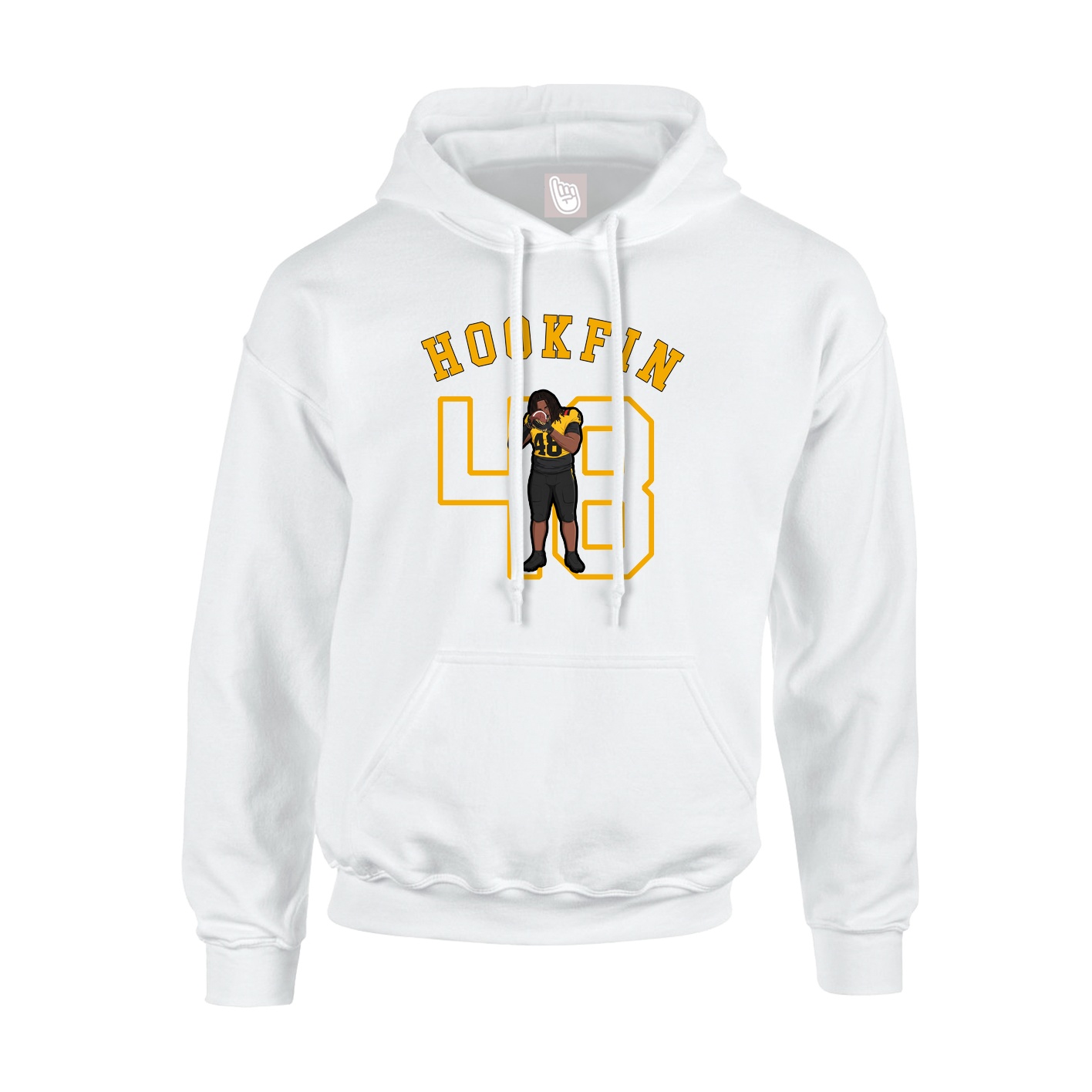 Hoodie — Shirsey Arch in White