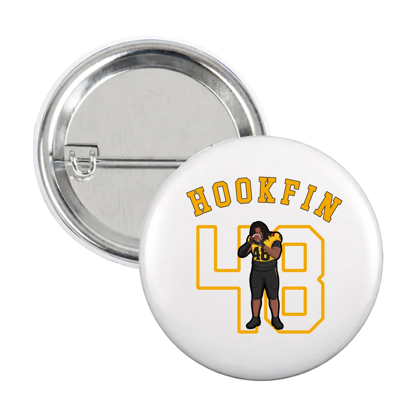 Game Day Button — Shirsey Arch in White