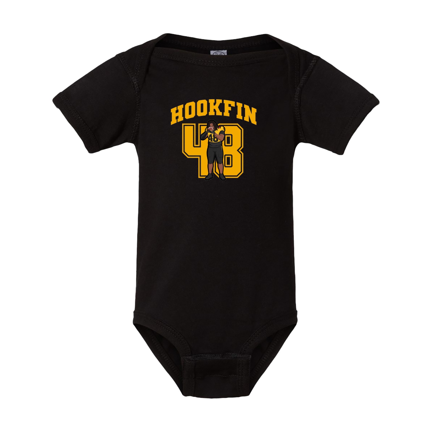 Baby Onesie — Number in Black