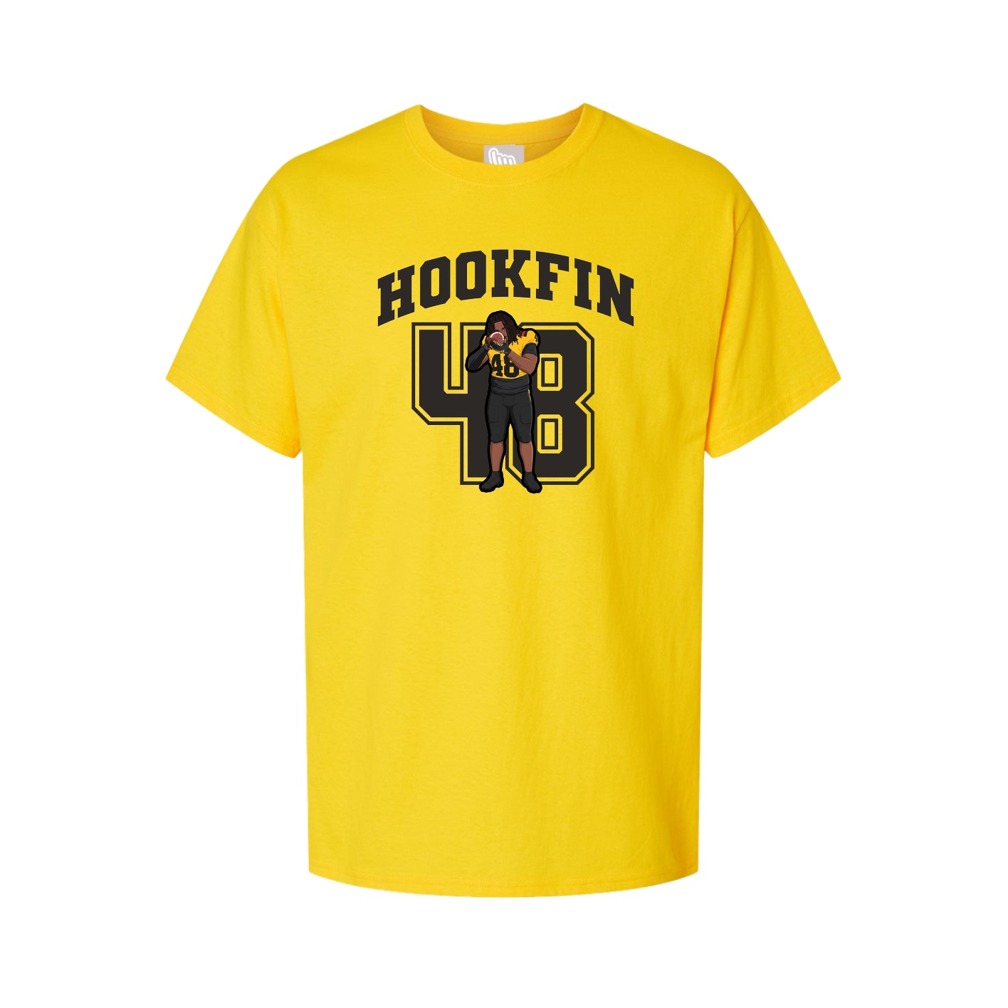 Youth Tee — Number in Gold